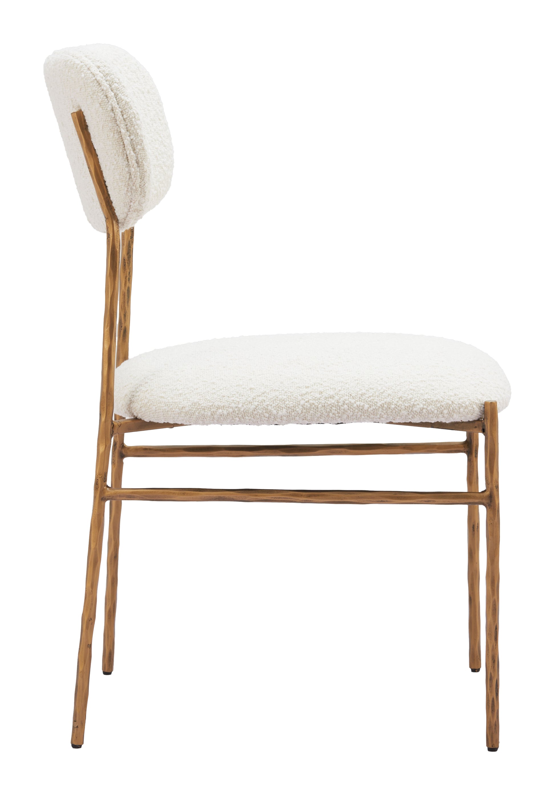 Sydhavnen Dining Chair Cream & Gold - Disselt Designs
