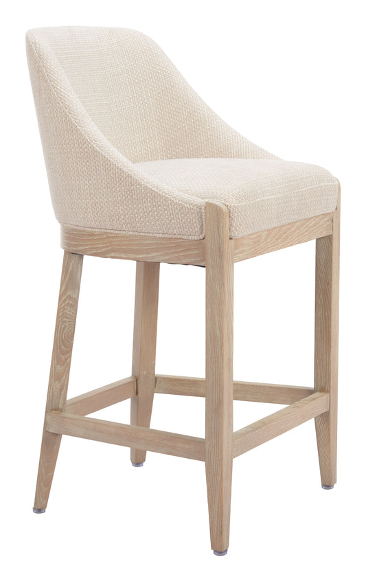 Calmo Counter Stool Beige - Disselt Designs