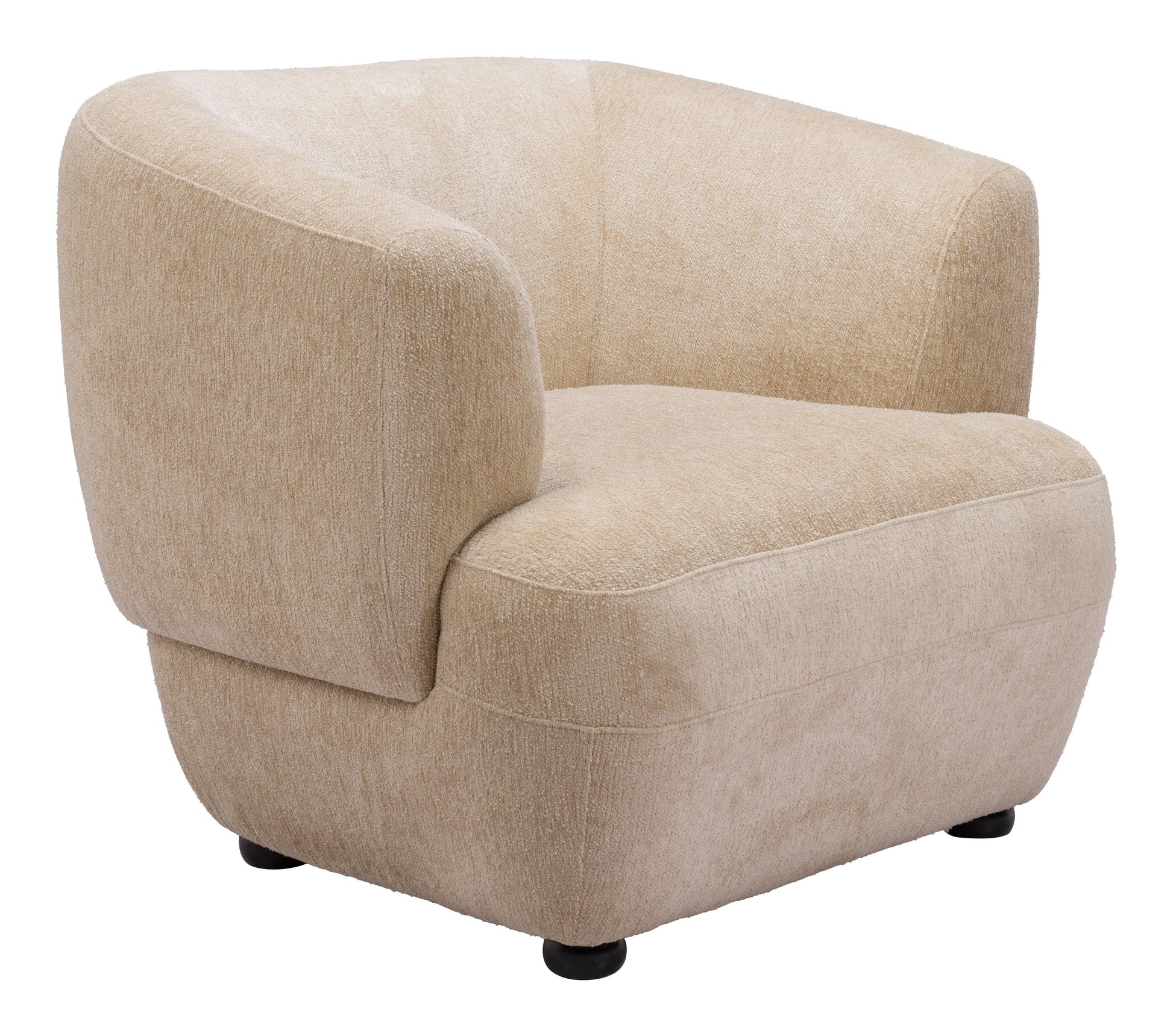 Bekker Accent Chair Golden Beige - Disselt Designs