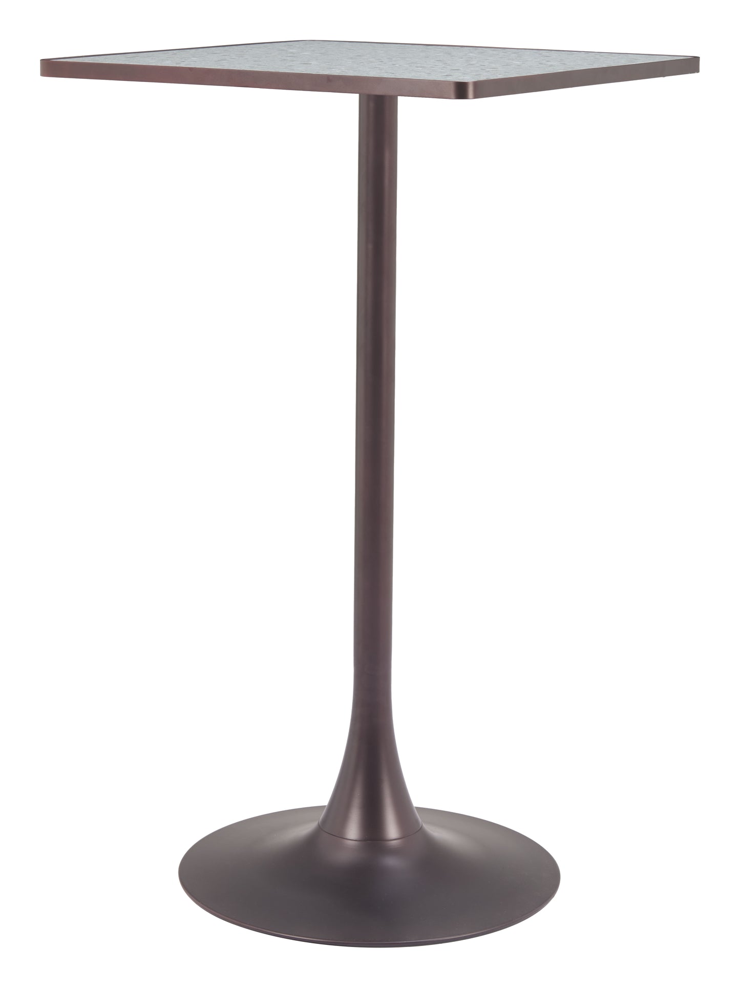 Spot Bar Table Gray & Bronze - Disselt Designs