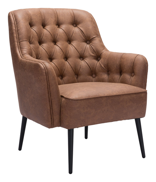 Tasmania Accent Chair Vintage Brown - Disselt Designs
