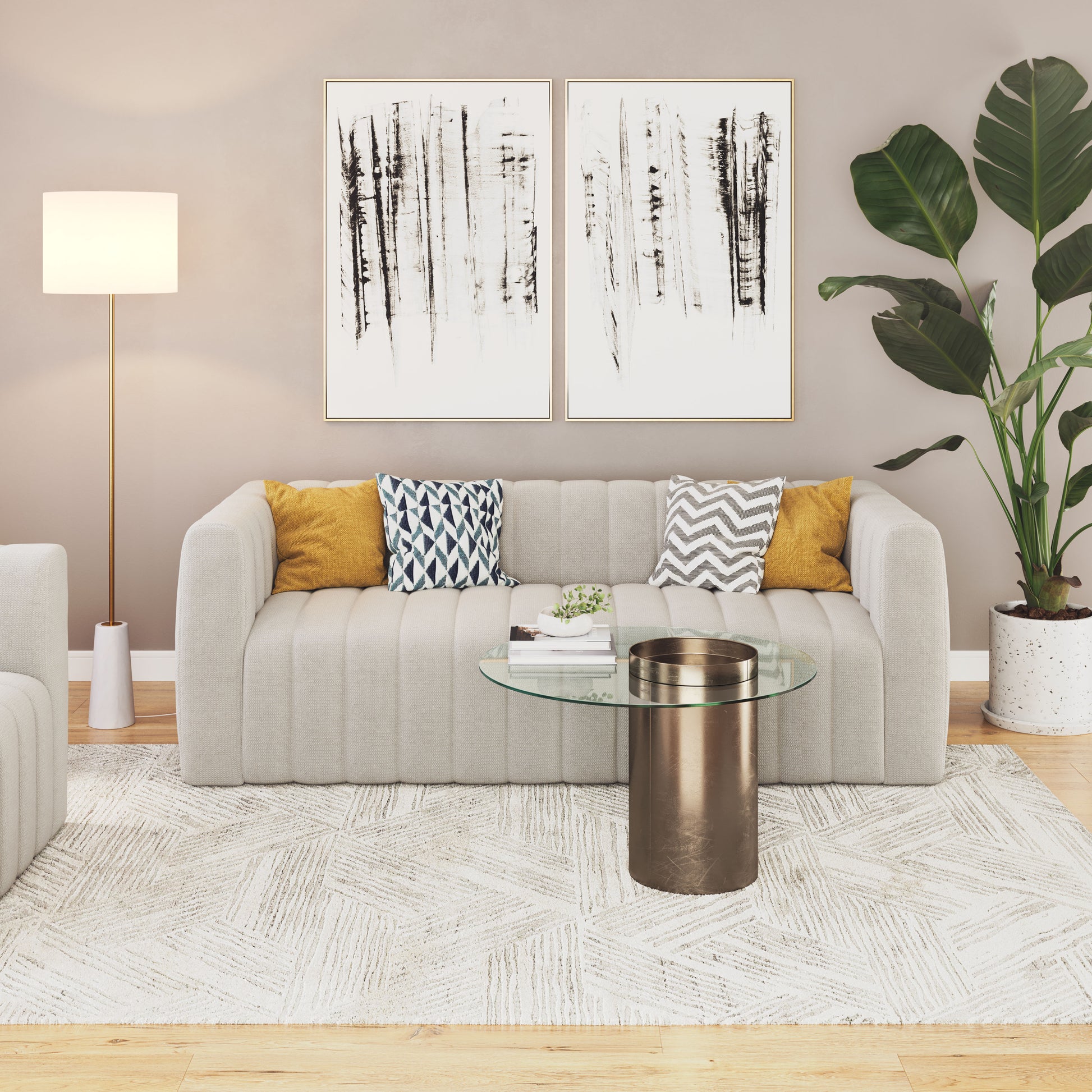 Puerto Plata Sofa Dason Snow - Disselt Designs