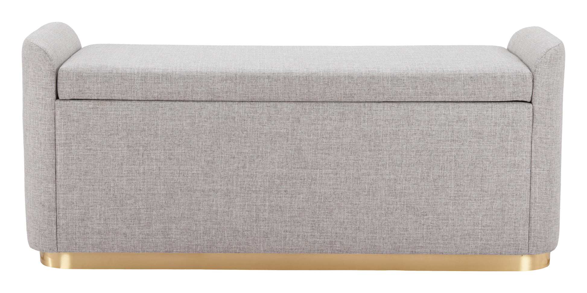 Dobo Storage Bench Gray - Disselt Designs