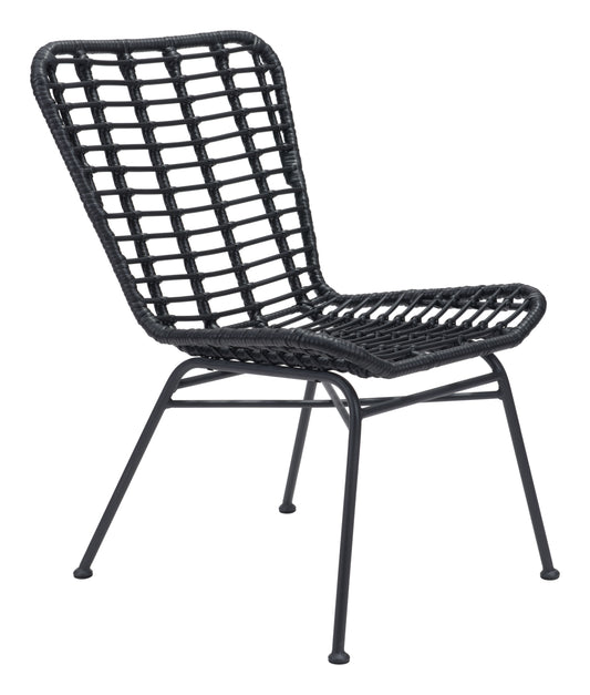 Lorena Dining Chair (Set of 2) Black - Disselt Designs