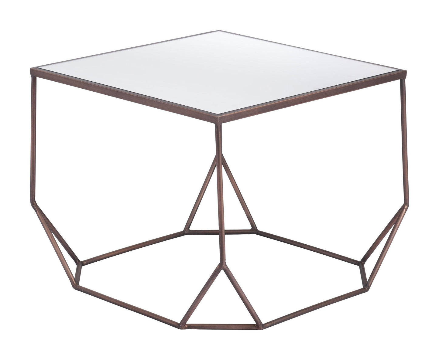 Arzon Coffee Table Set (2-Piece) Bronze - Disselt Designs