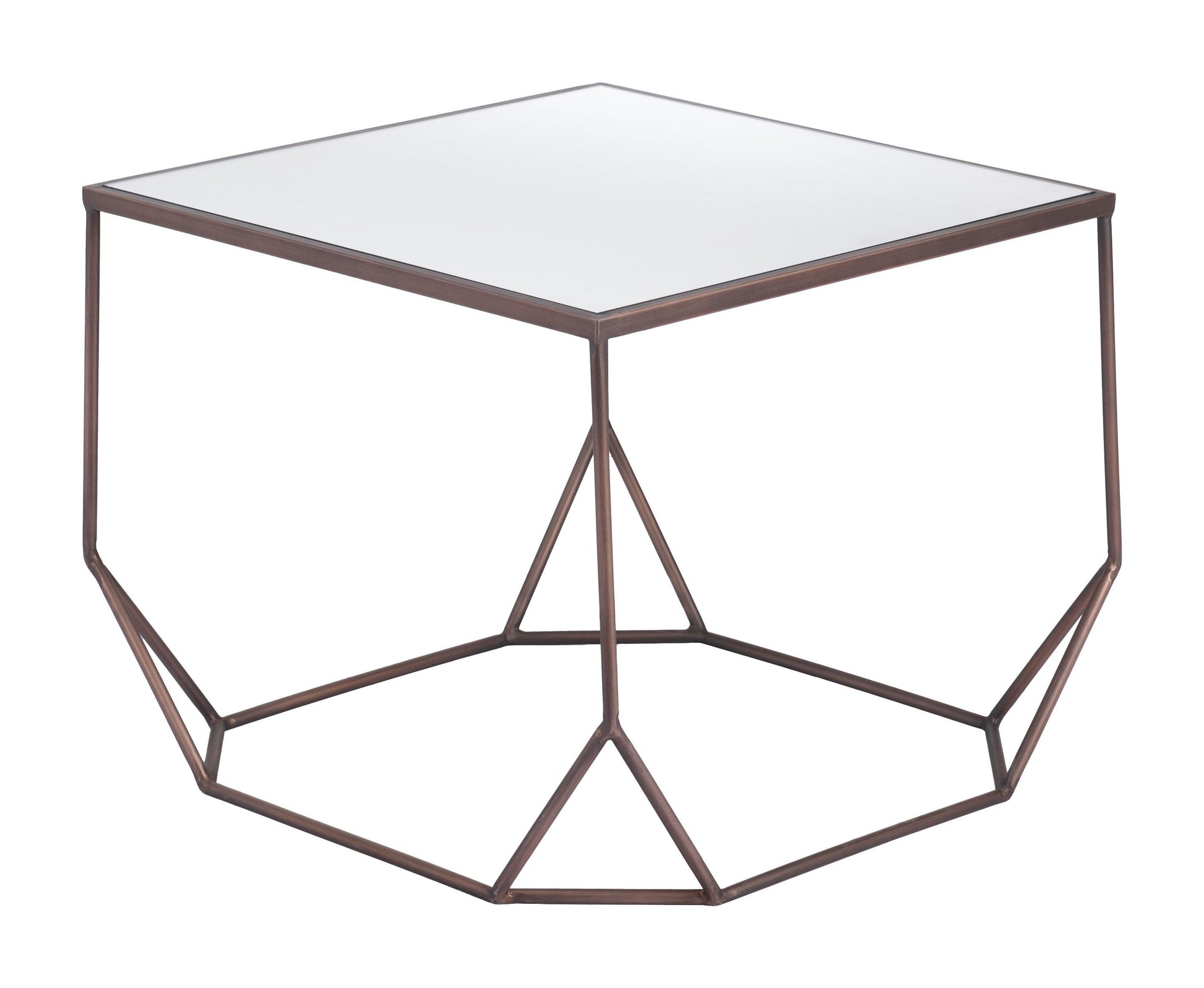 Arzon Coffee Table Set (2-Piece) Bronze - Disselt Designs