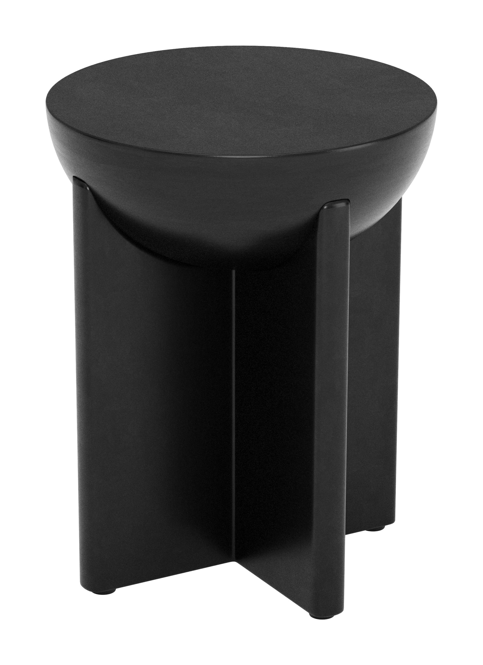 Tume Side Table Black - Disselt Designs