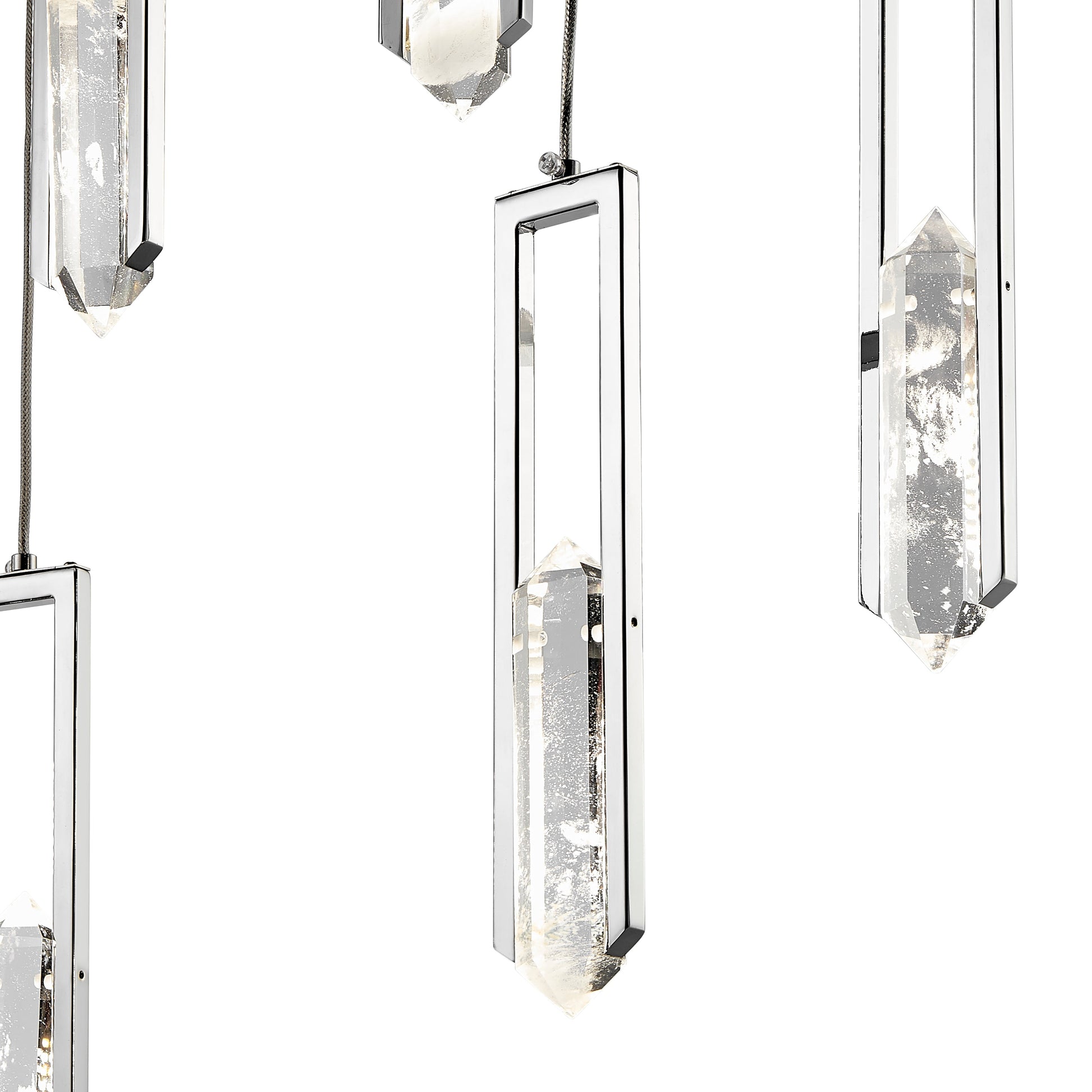 Elysian 10 Light Chandelier // Chrome - Disselt Designs