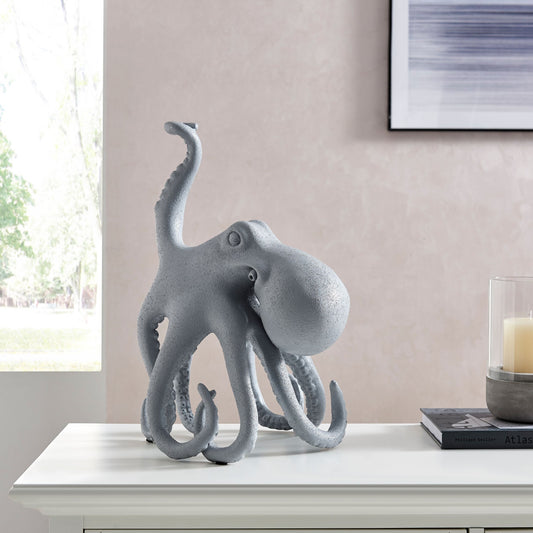 Sugvar the Octopus // Frosted Light Gray - Disselt Designs