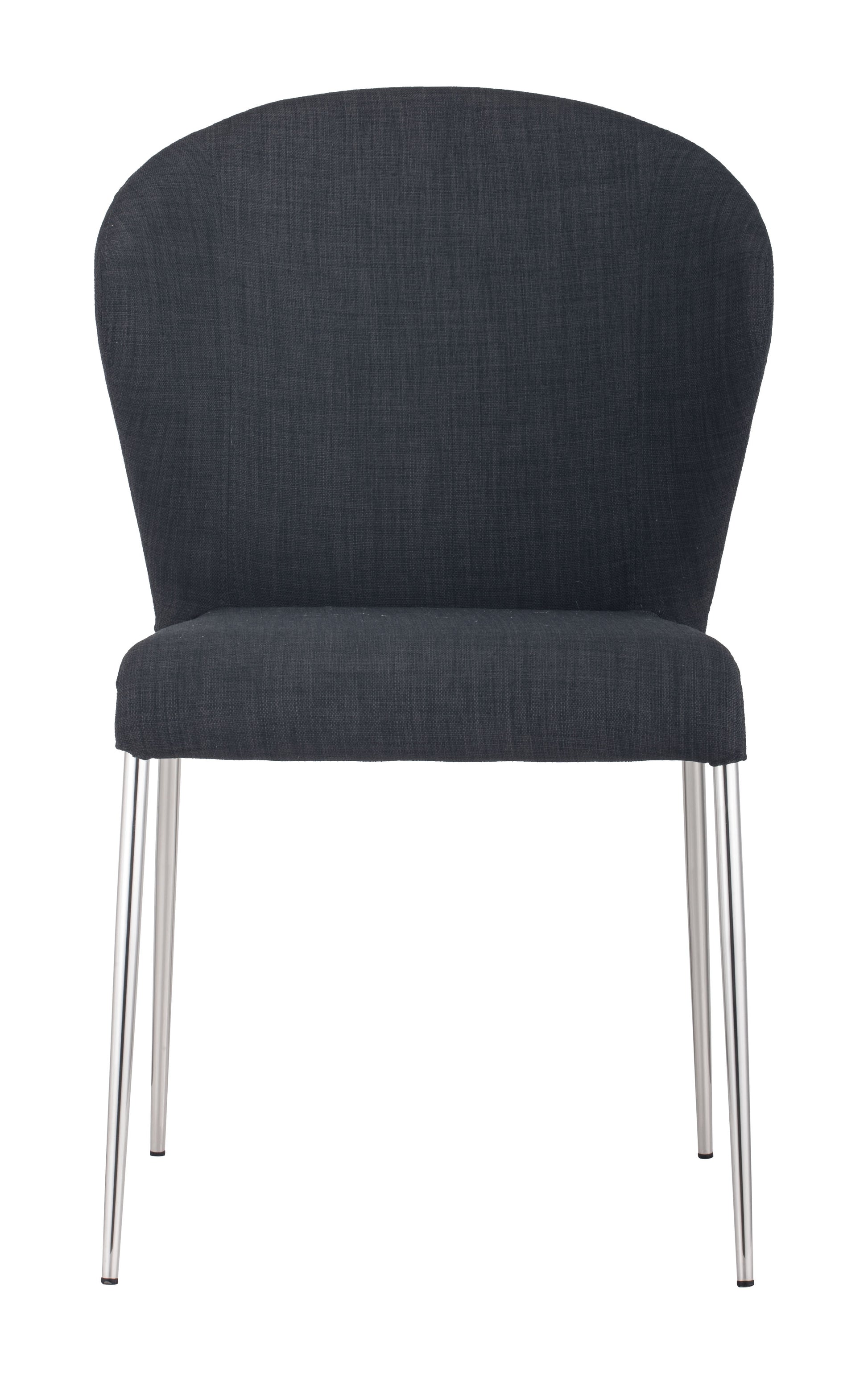 Oulu Dining Chair (Set of 4) Graphite - Disselt Designs
