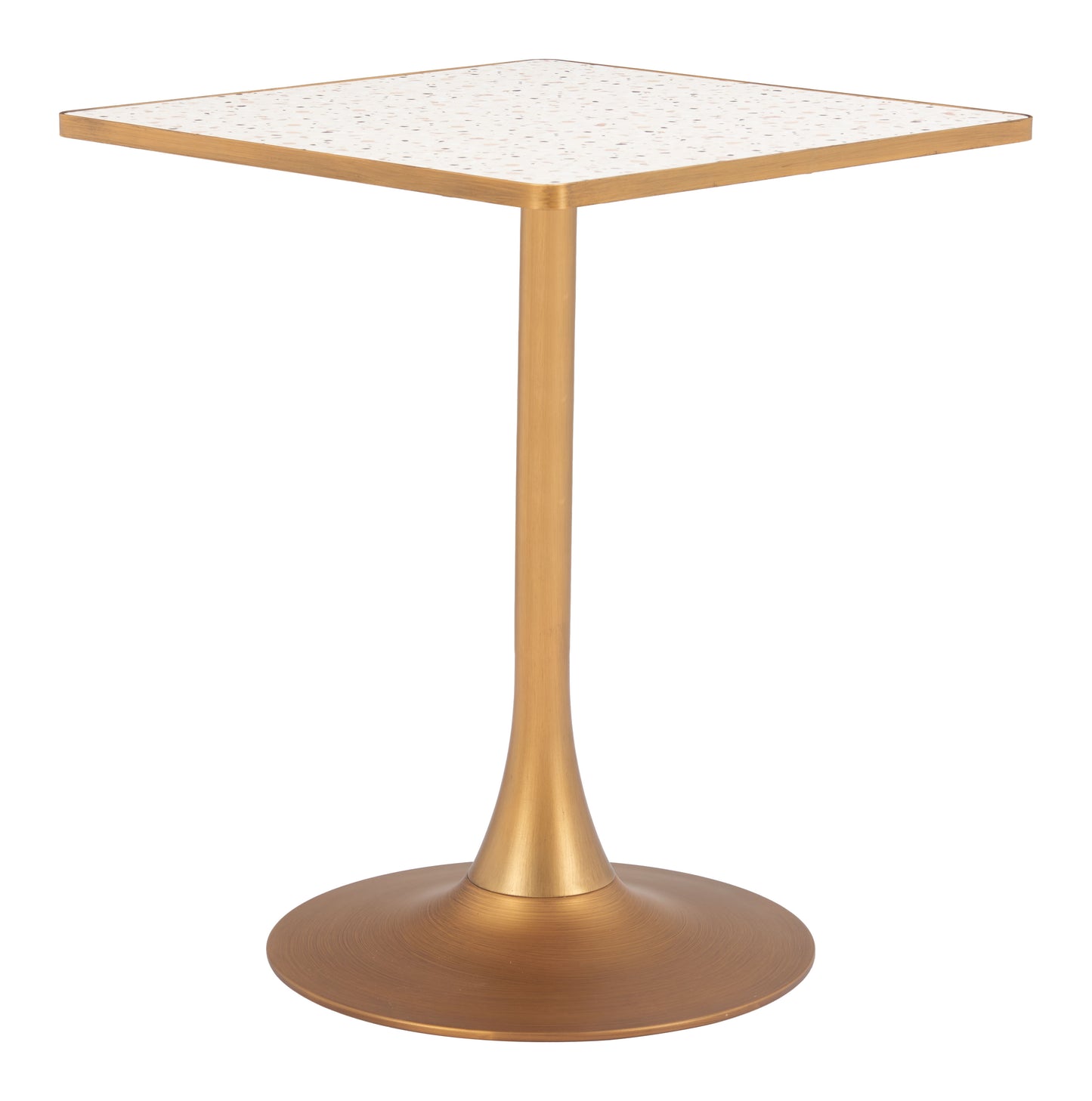 Spot Bistro Table Beige & Gold - Disselt Designs