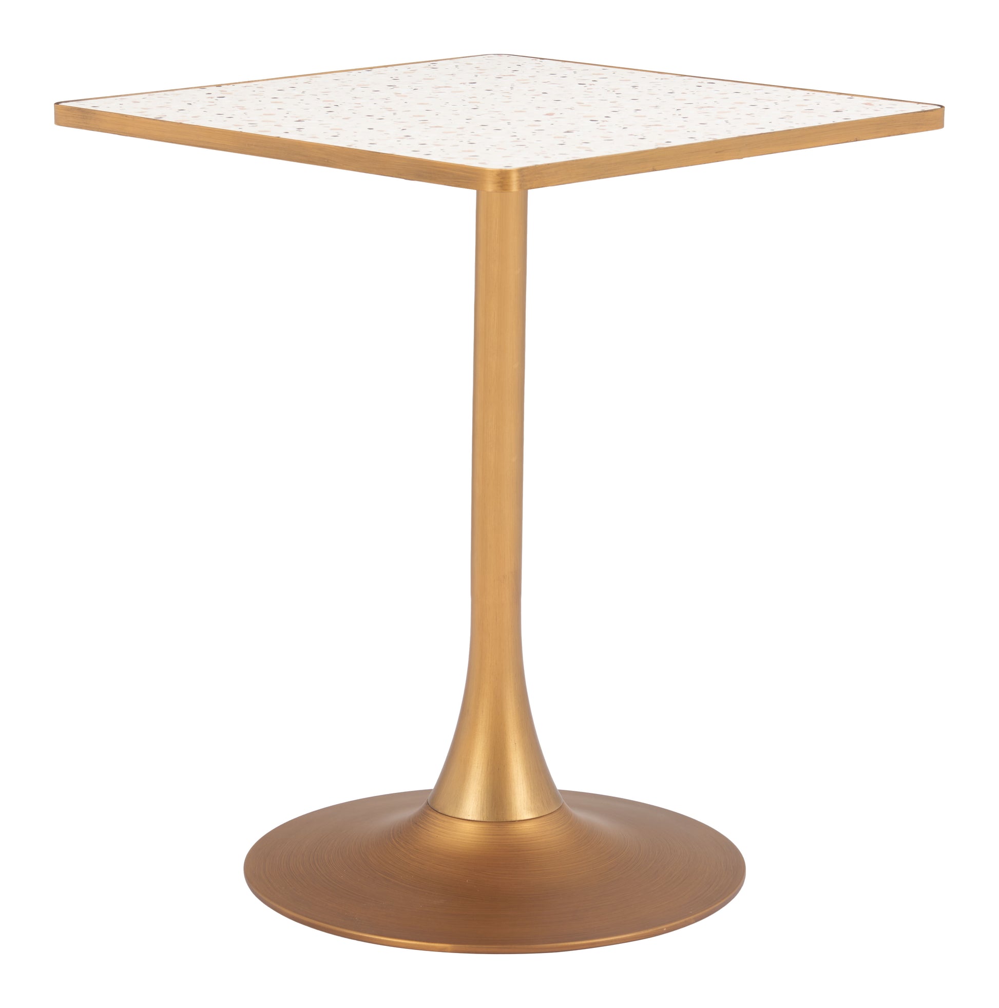 Spot Bistro Table Beige & Gold - Disselt Designs