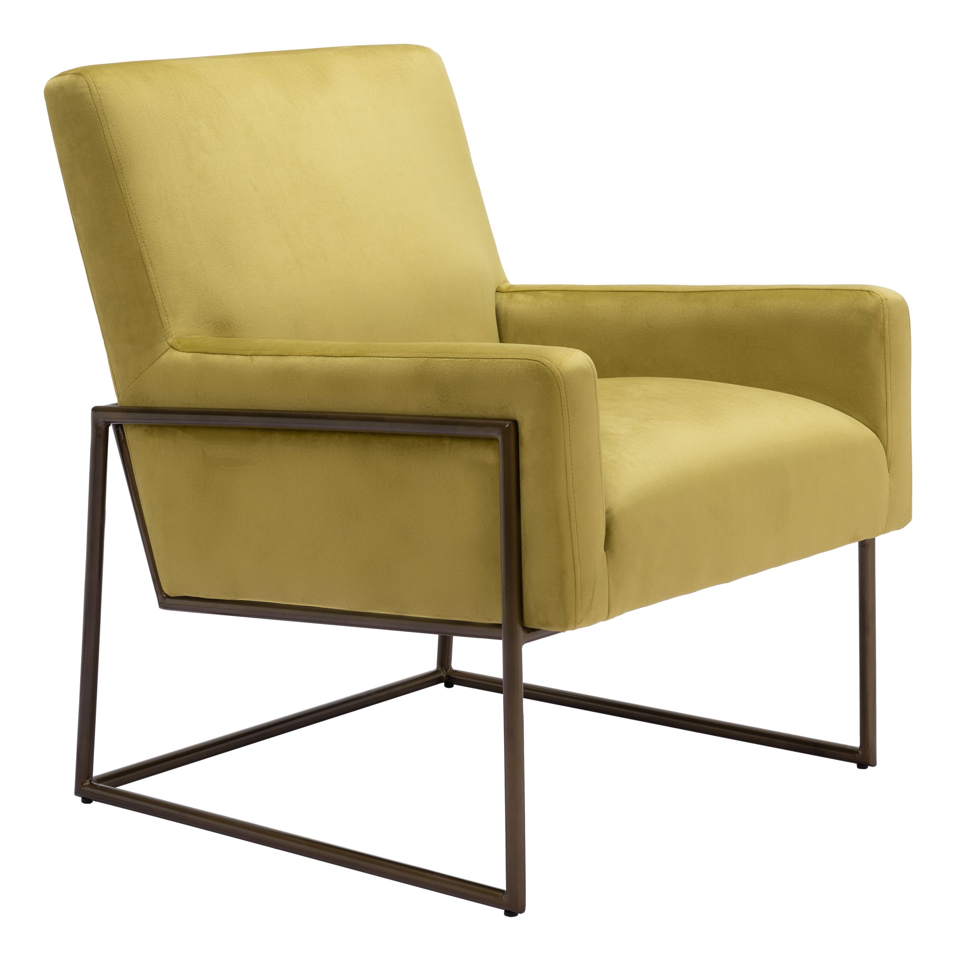 New York Accent Chair Olive Green - Disselt Designs