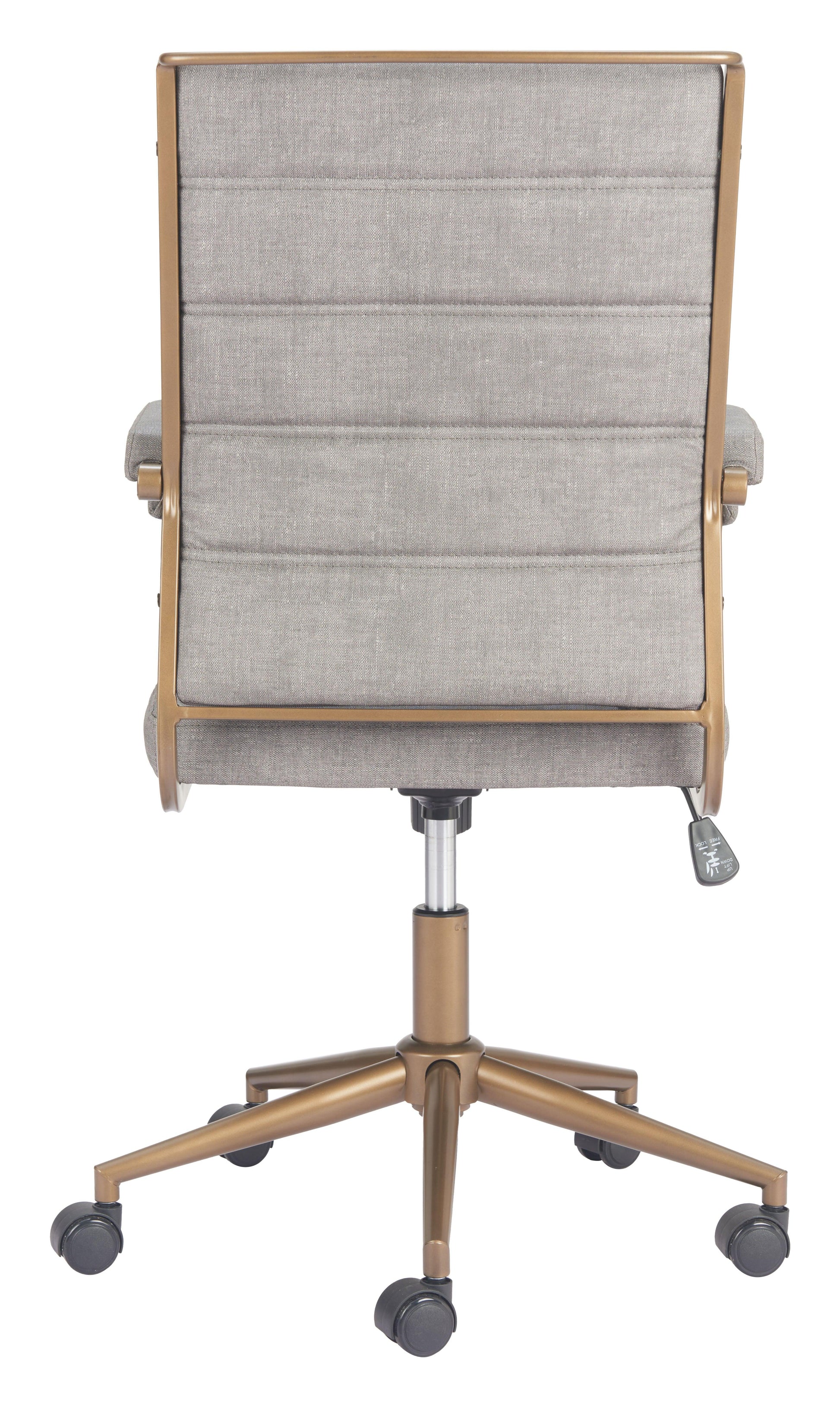 Auction Office Chair Gray - Disselt Designs