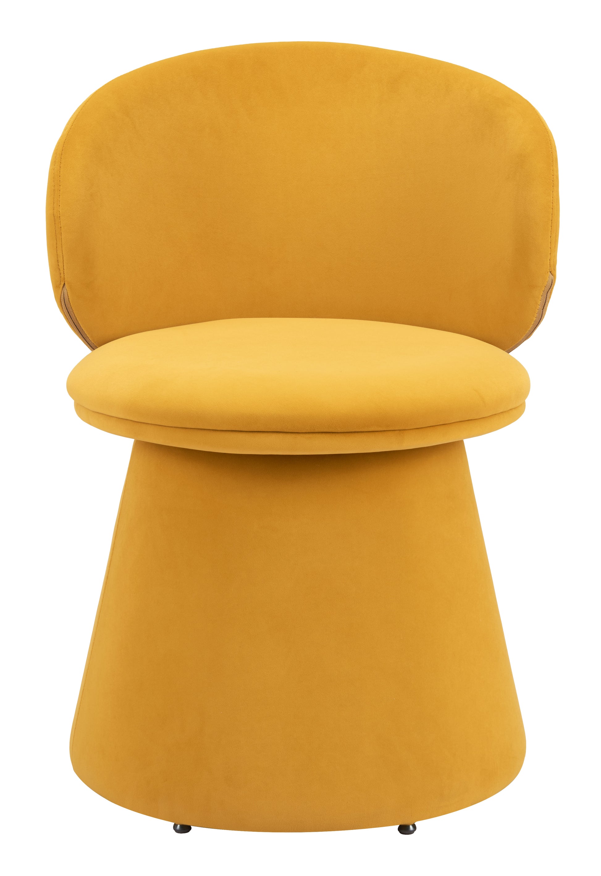 Oblic Swivel Dining Chair Orange - Disselt Designs