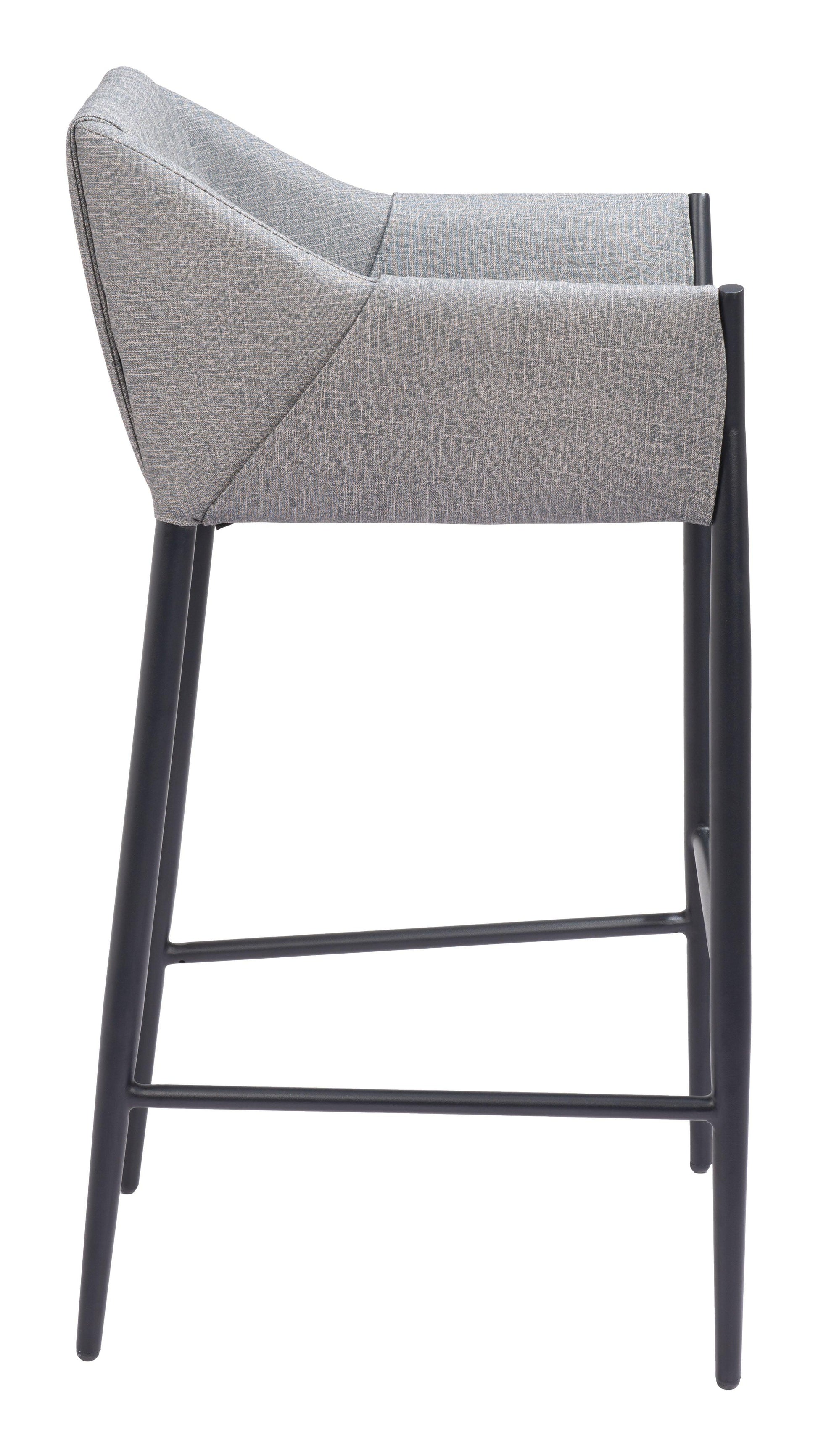 Andover Barstool Slate Gray - Disselt Designs