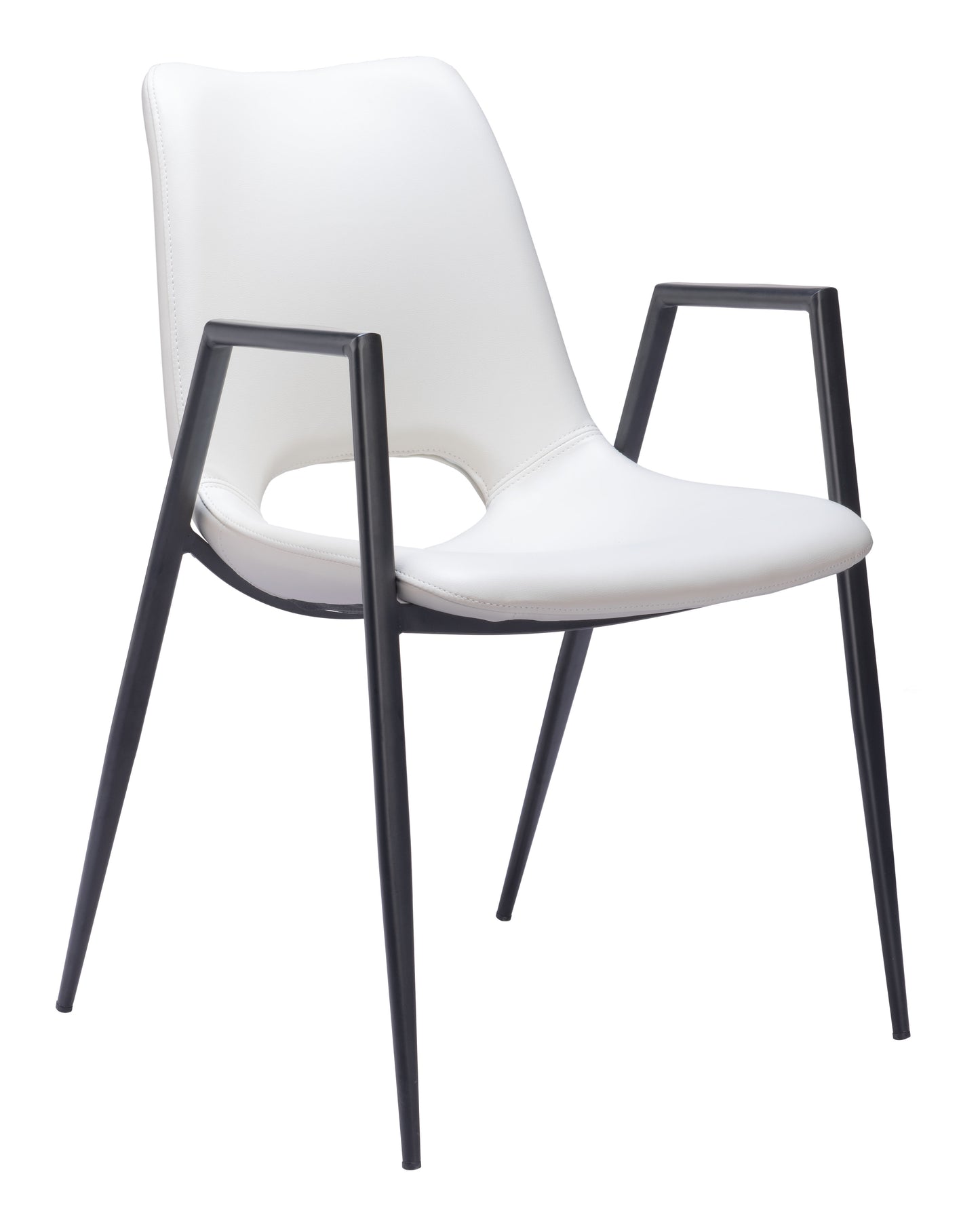 Desi Dining Chair (Set of 2) White - Disselt Designs
