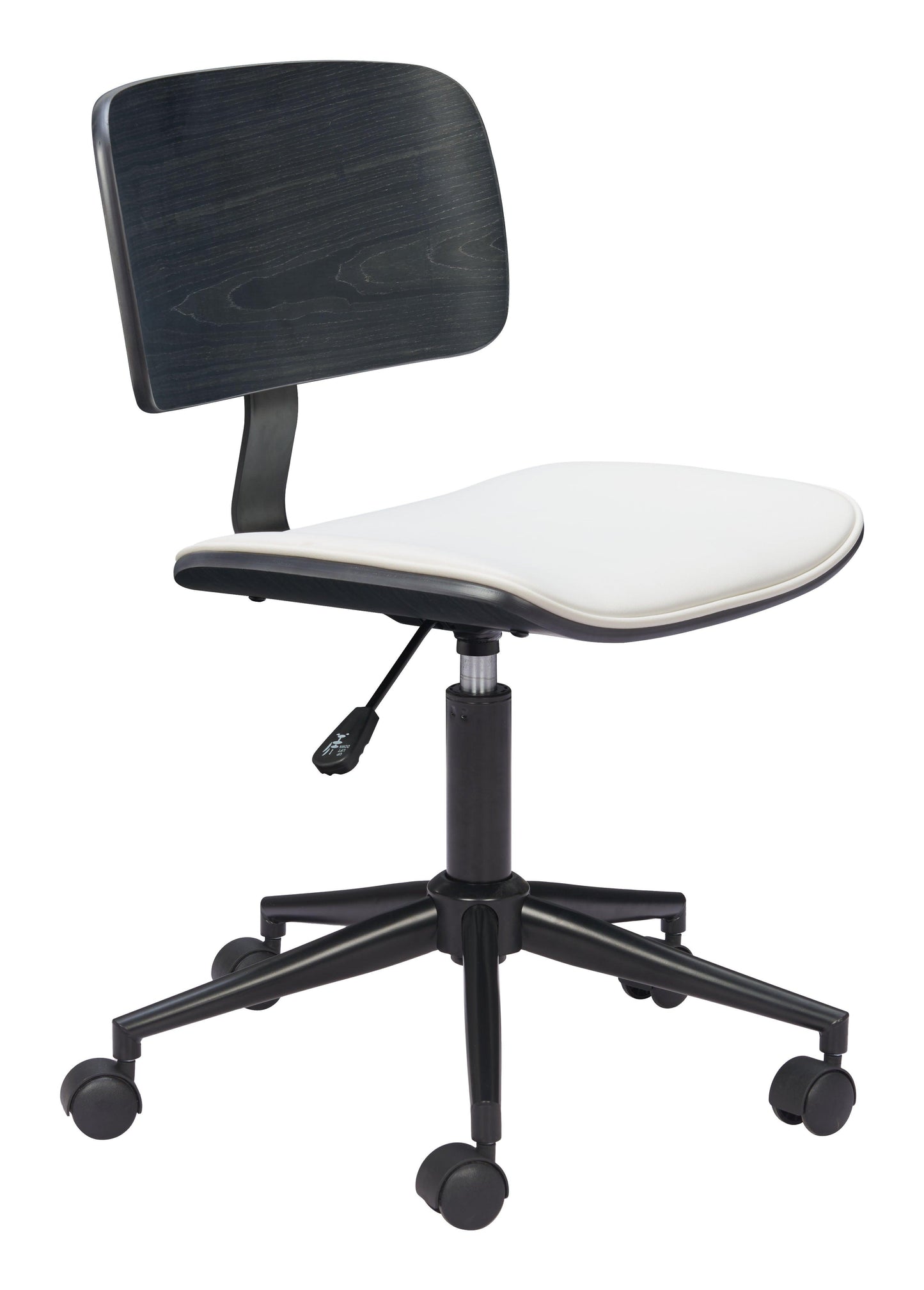 Duravel Office Chair White & Black - Disselt Designs