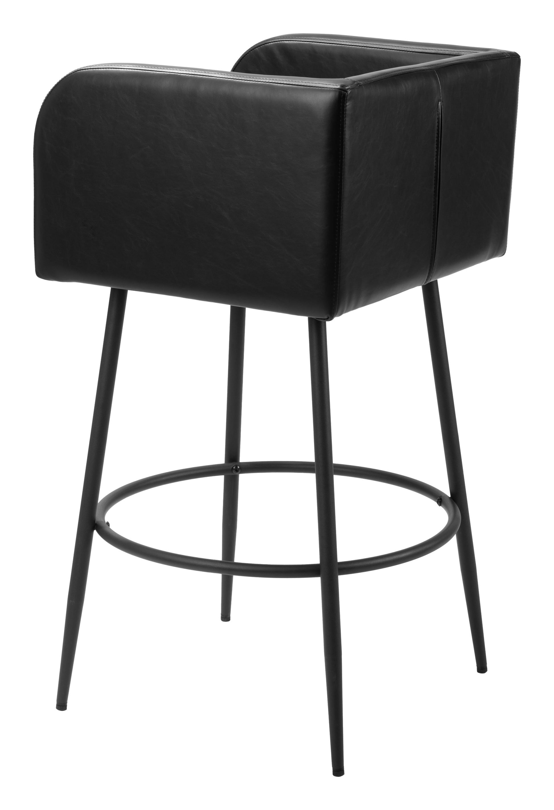 Horbat Barstool (Set of 2) Black - Disselt Designs