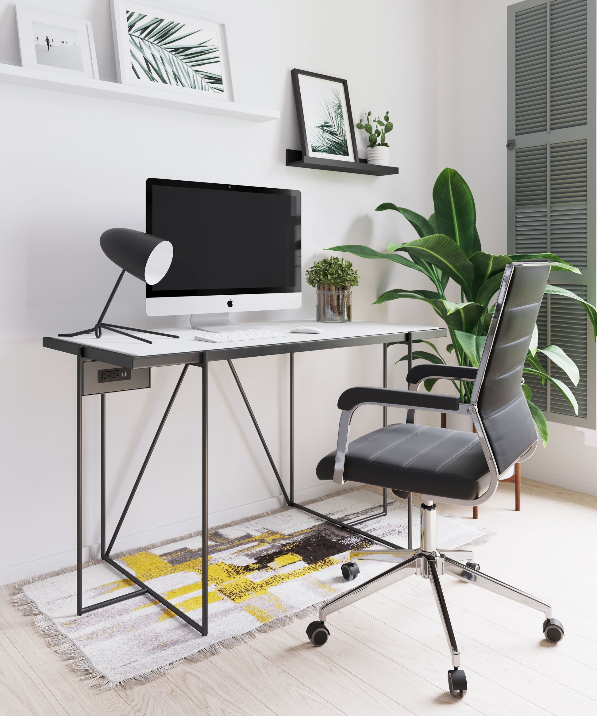 Liderato Office Chair Black - Disselt Designs