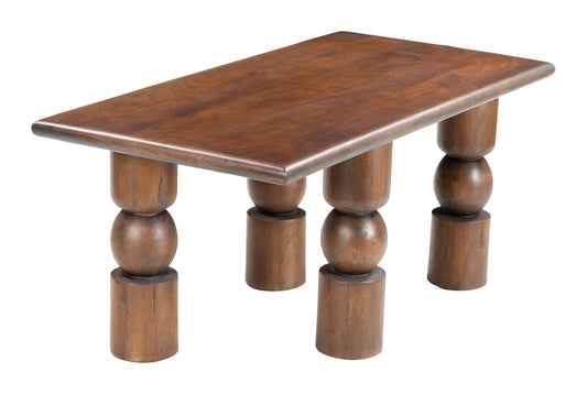 Split Coffee Table Brown - Disselt Designs