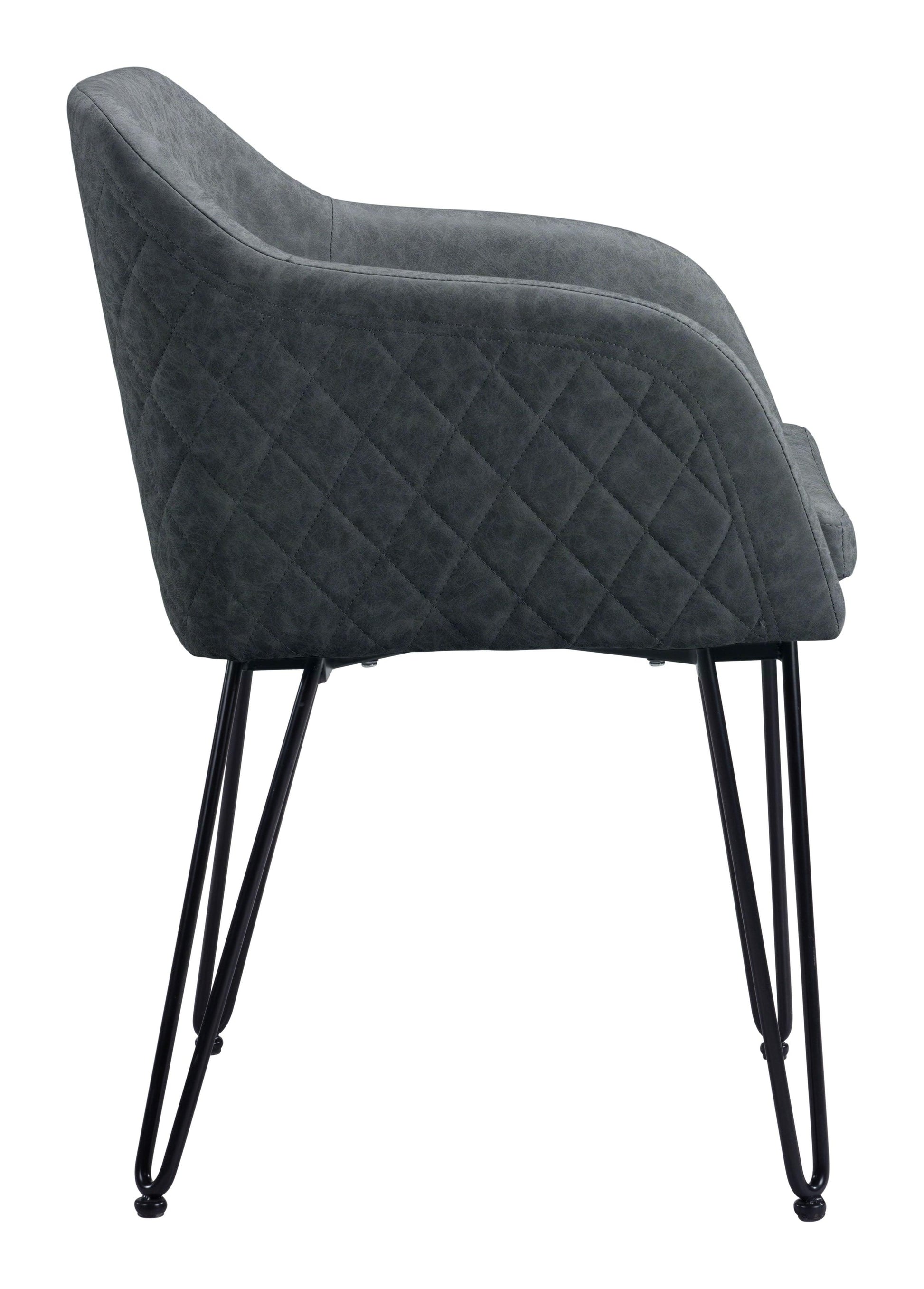 Braxton Dining Chair (Set of 2) Vintage Gray - Disselt Designs