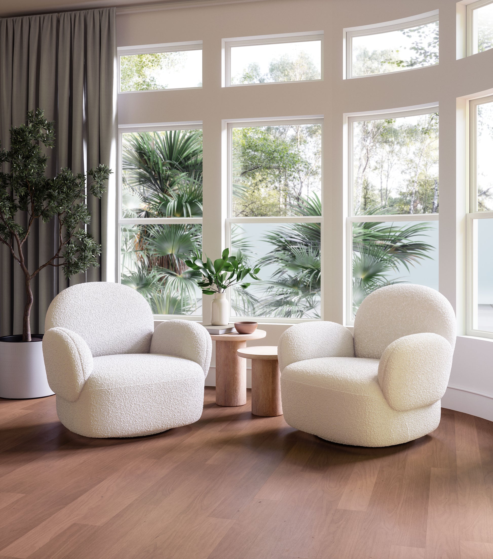 Fenith Accent Table Set (2-Piece) Natural - Disselt Designs