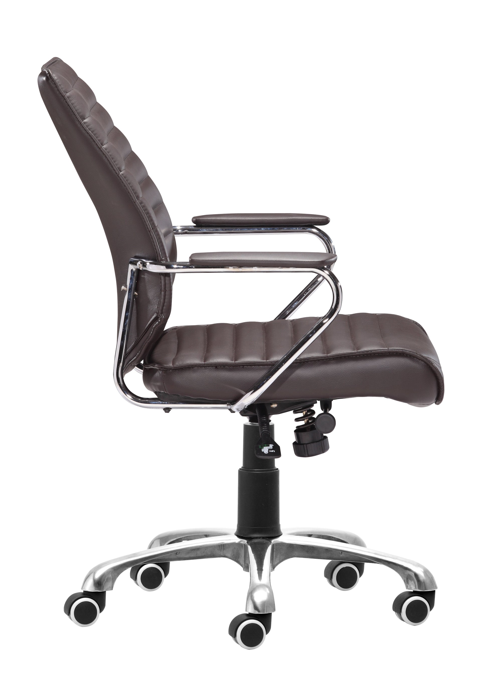 Enterprise Low Back Office Chair Espresso - Disselt Designs