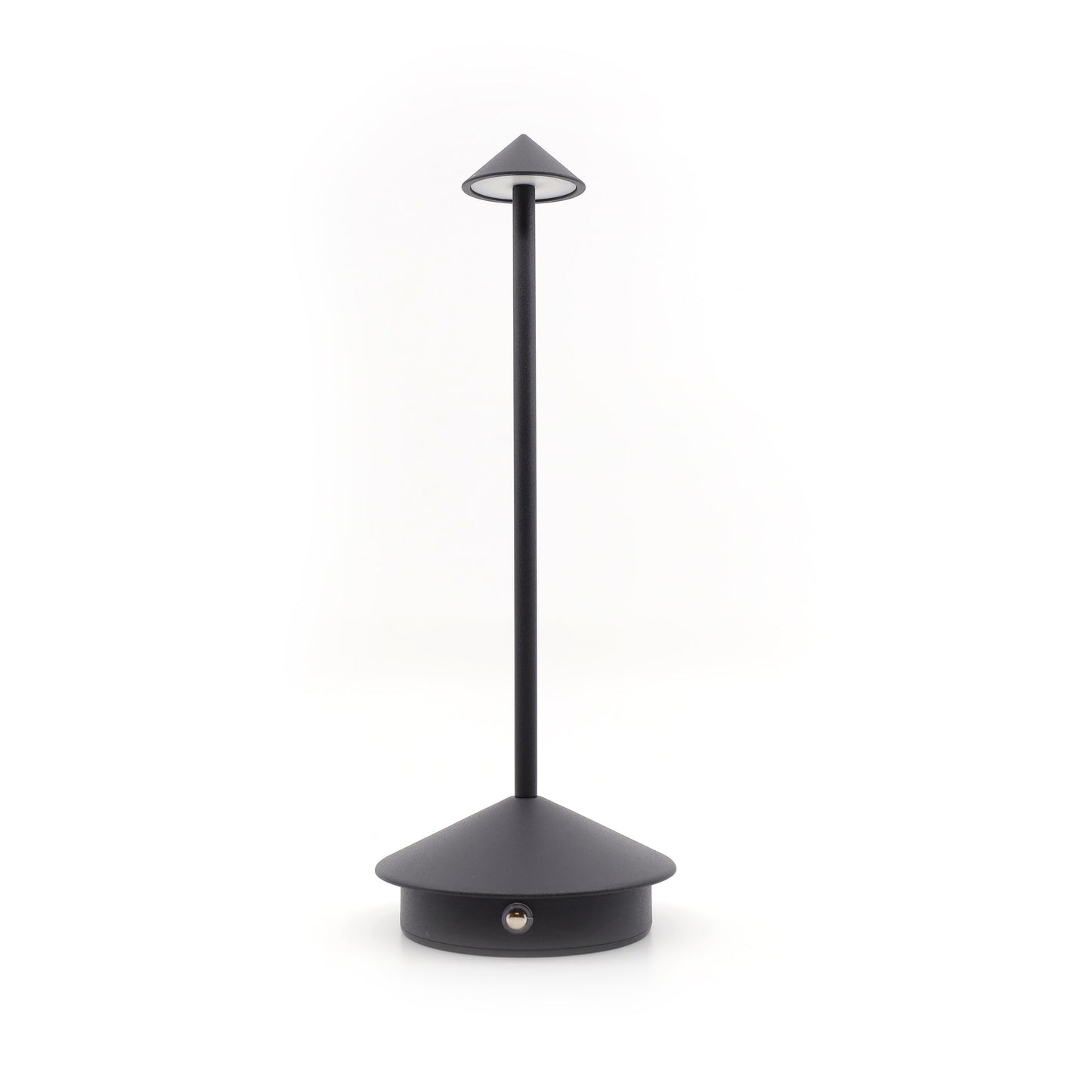 Shade Crest Rechargeable Table Lamp // Black - Disselt Designs