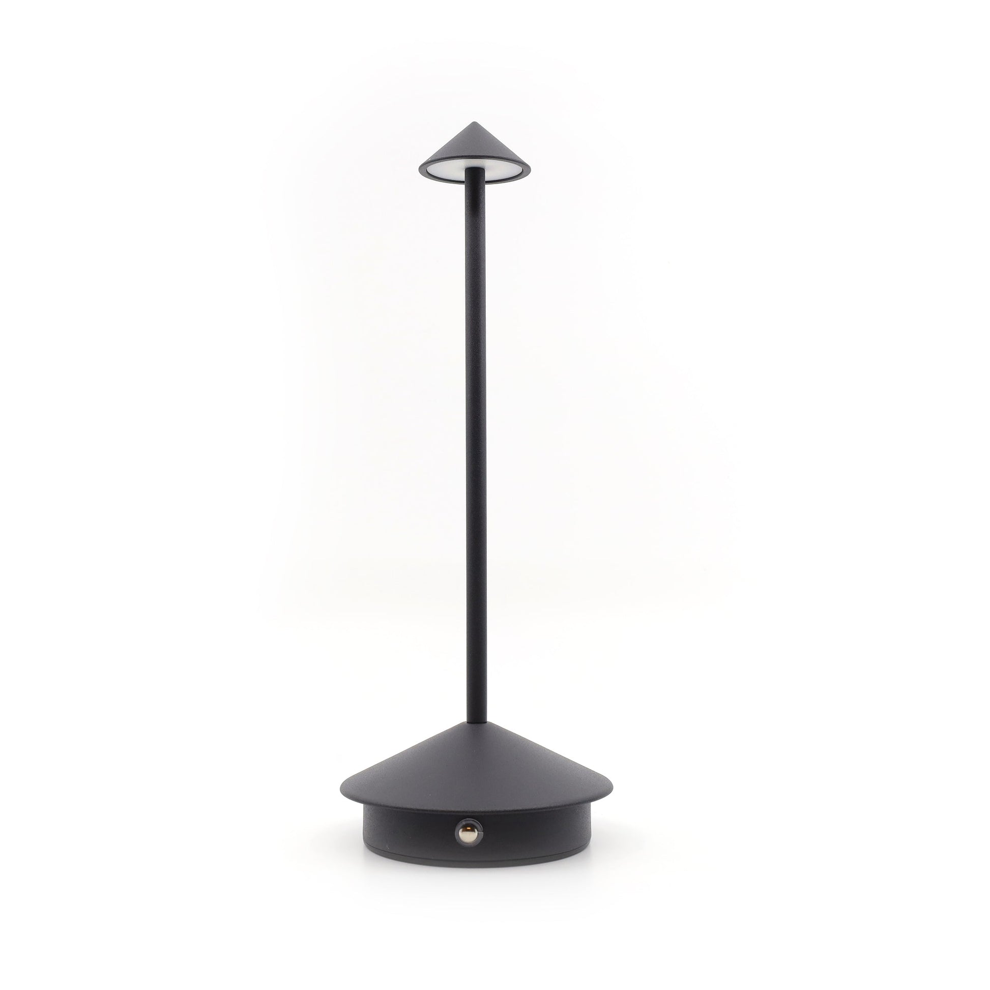 Shade Crest Rechargeable Table Lamp // Black - Disselt Designs