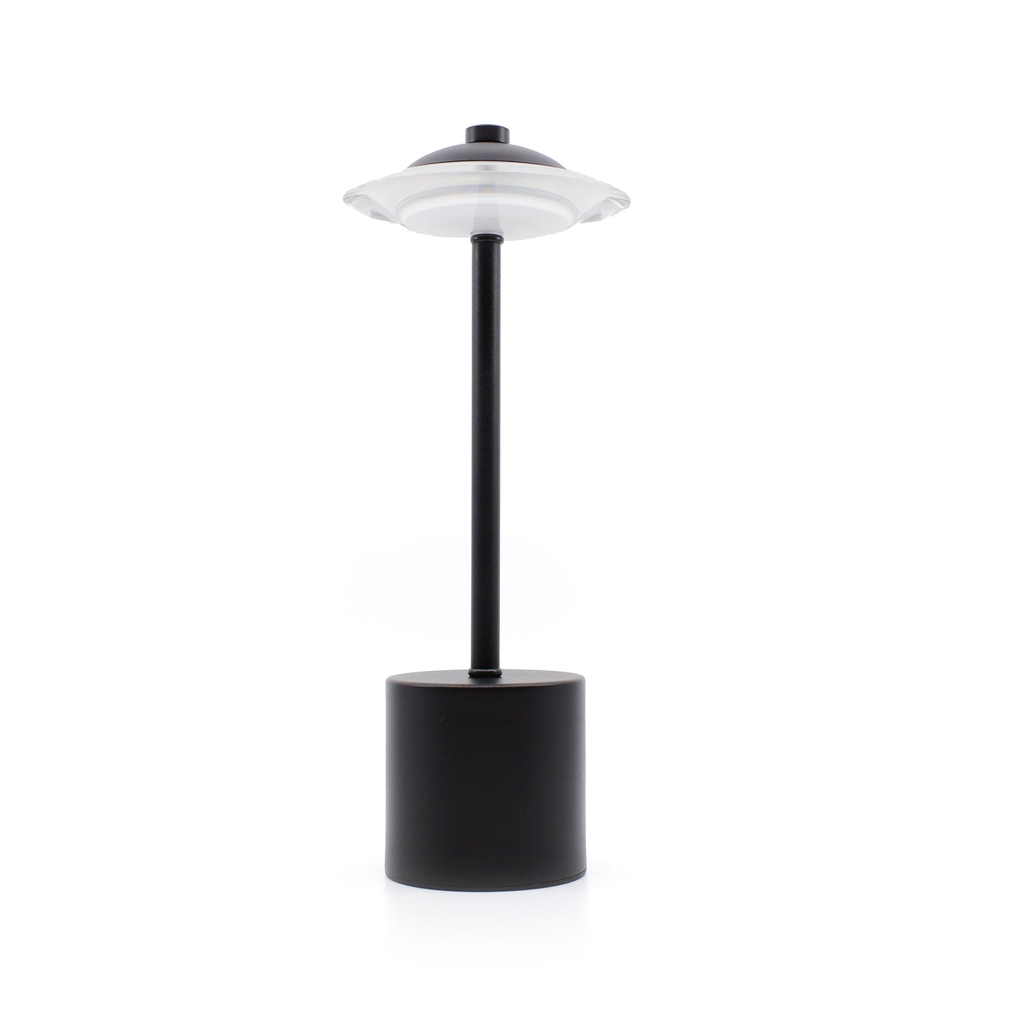 Glow Spaceship Rechargeable Table Lamp // Black - Disselt Designs