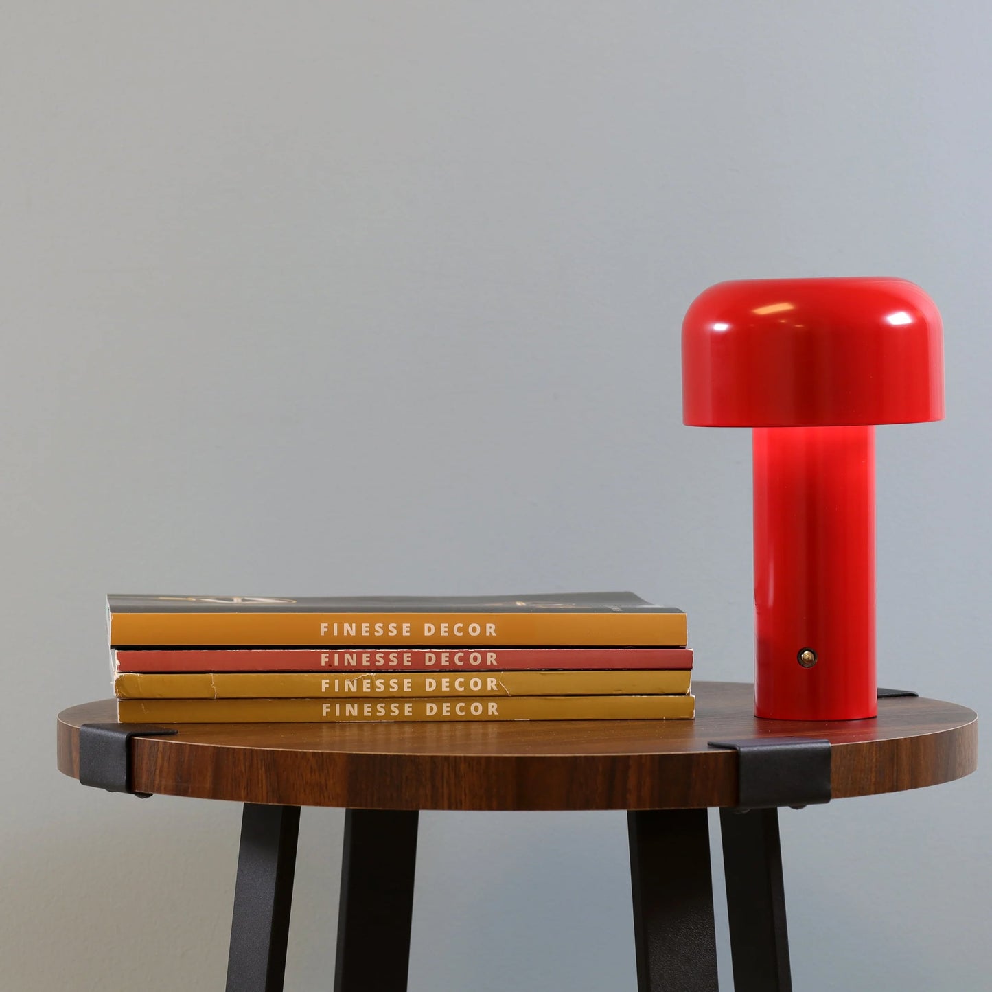 Silhouette Rechargeable Lamp // Red - Disselt Designs