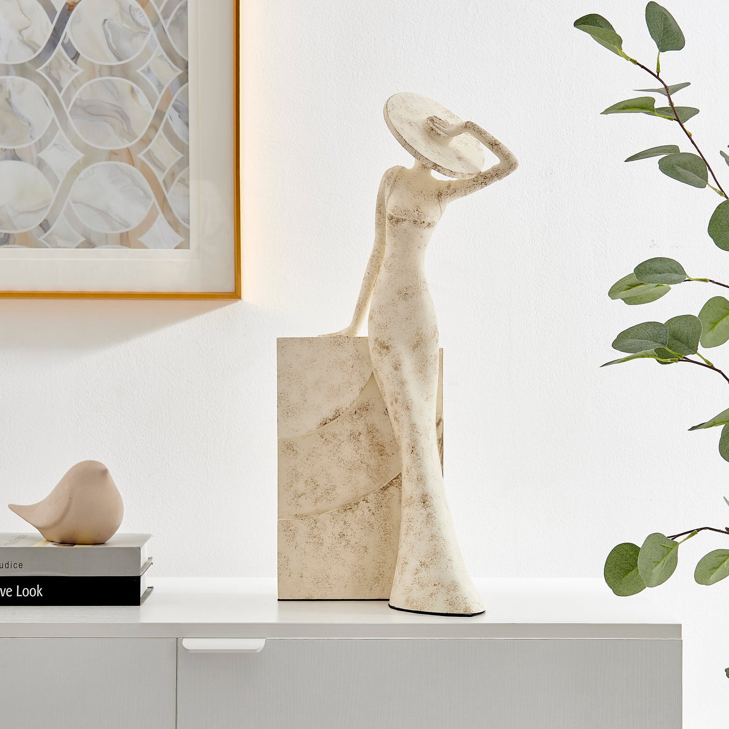 Eliza Sculpture // Marble Stone Finish - Disselt Designs