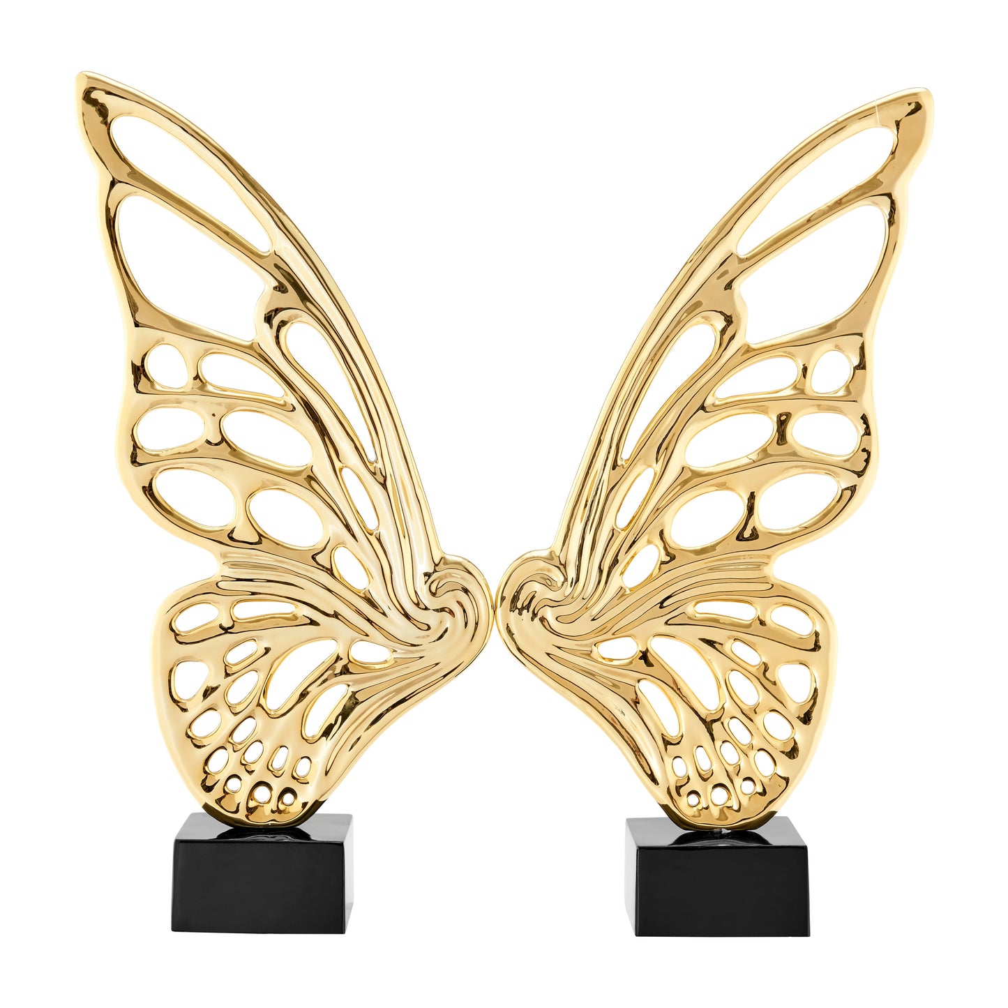Butterfly Wings Sculpture // Gold - Disselt Designs