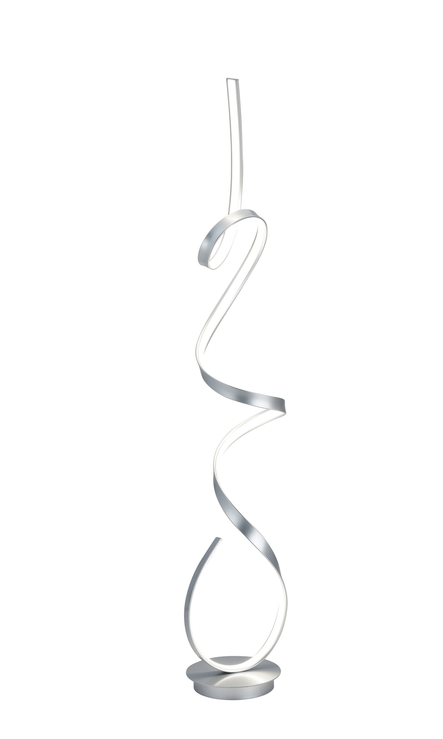 Amsterdam LED Dimmable 63" Floor Lamp // Silver - Disselt Designs
