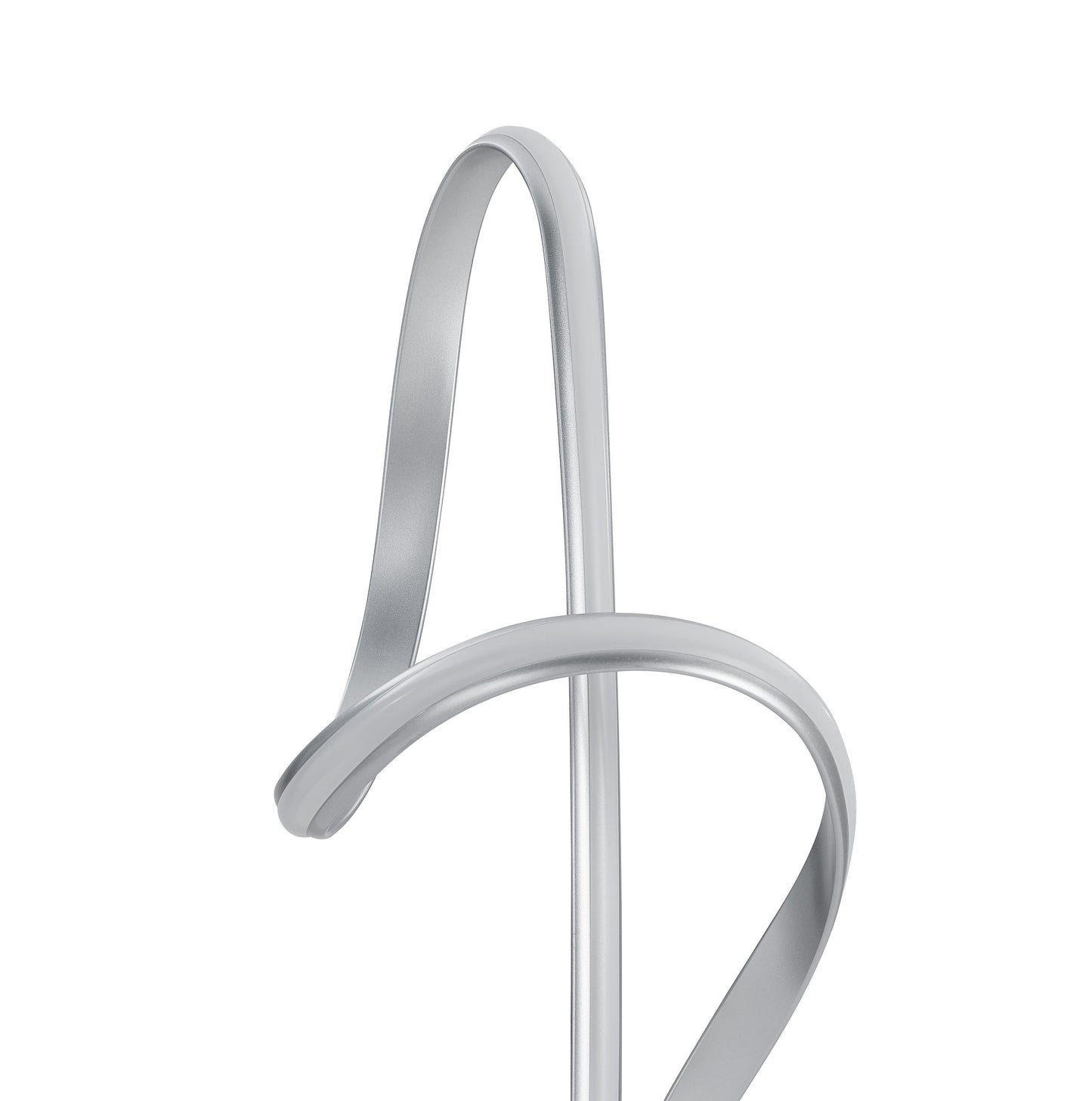 Budapest Dimmable LED 63" Tall Floor Lamp // Silver - Disselt Designs