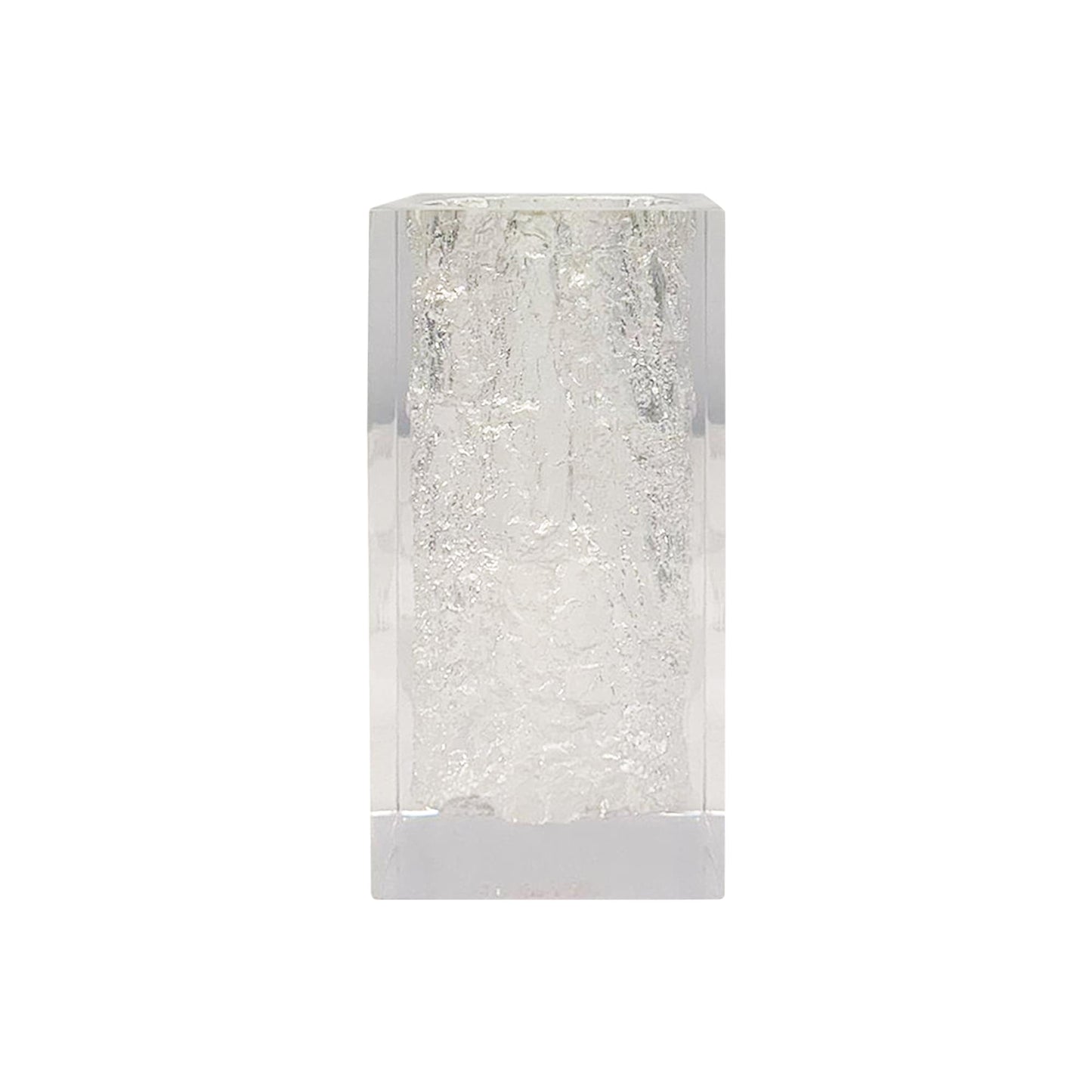 Clear Cubic Resin Sculpture - Disselt Designs
