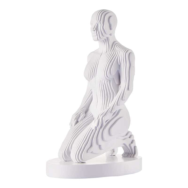 Handmade abstract female figure for modern home decor