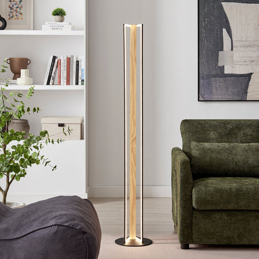 Floor Lamp Iron & Wood - Disselt Designs