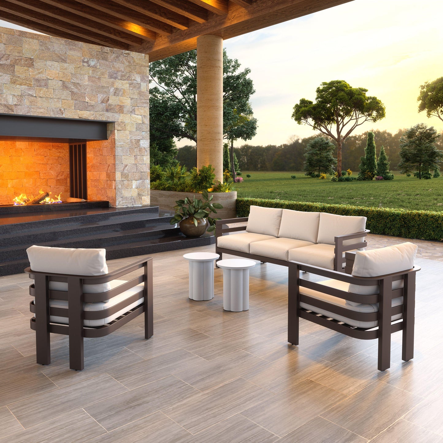 Bal Harbor Sofa White - Disselt Designs