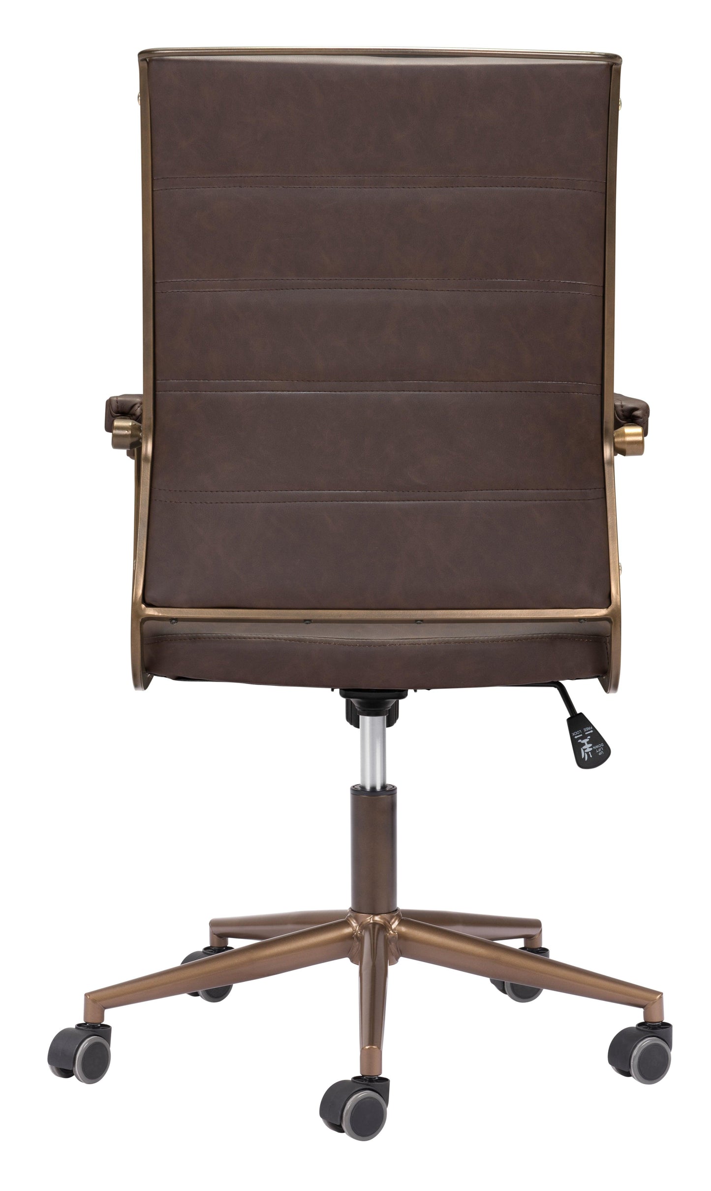 Auction Office Chair Espresso - Disselt Designs
