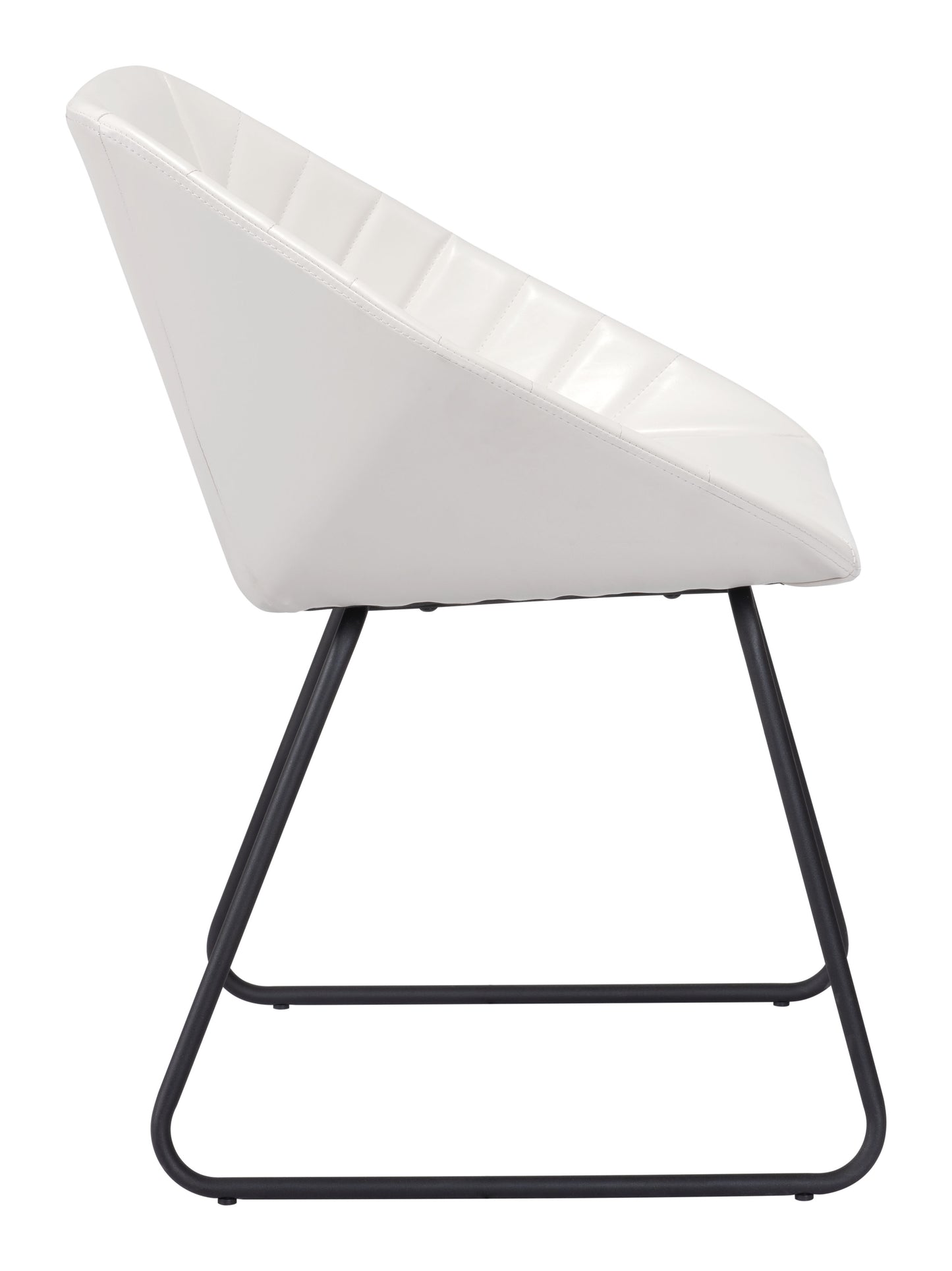 Miguel Dining Chair (Set of 2) White - Disselt Designs