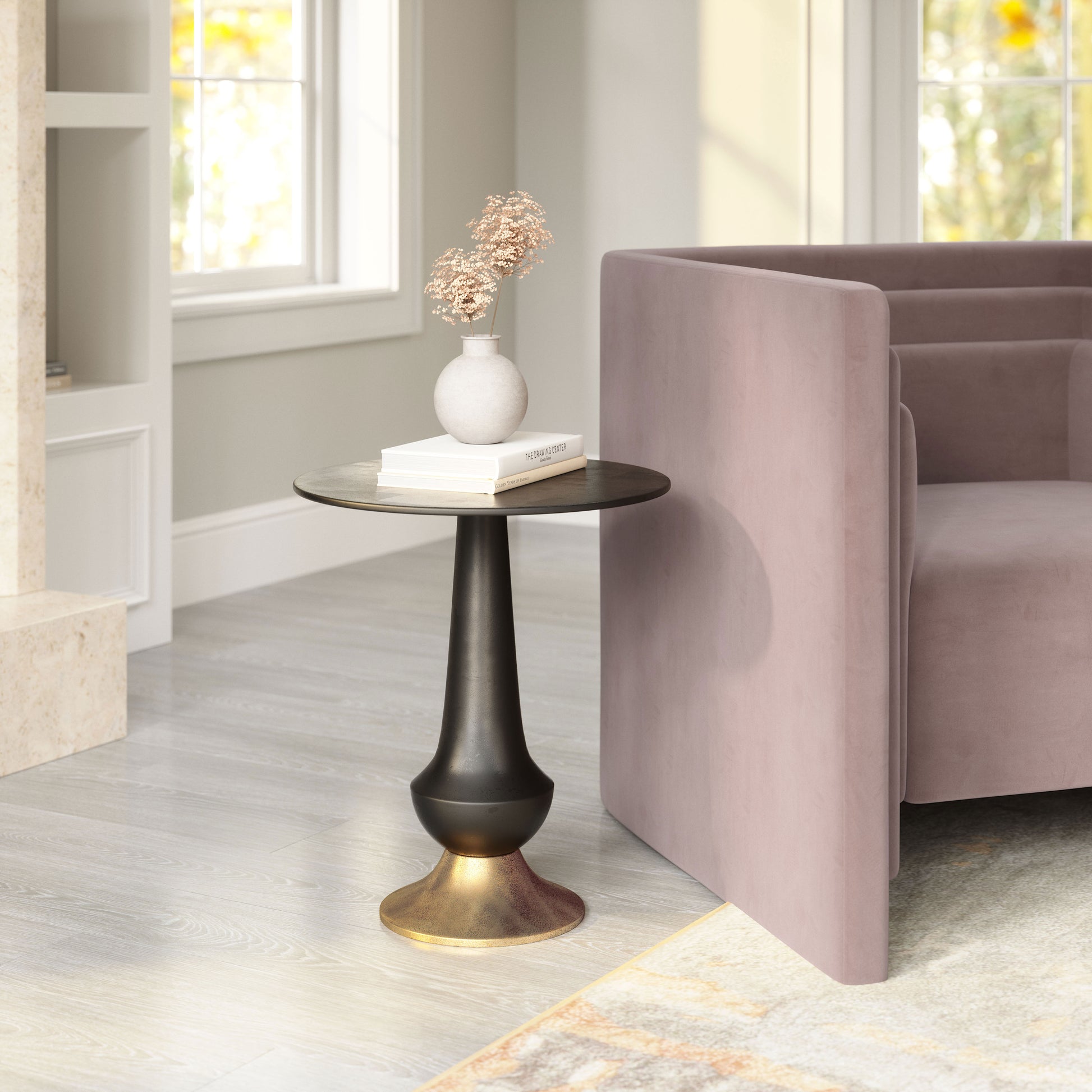 Tasse Side Table Black - Disselt Designs
