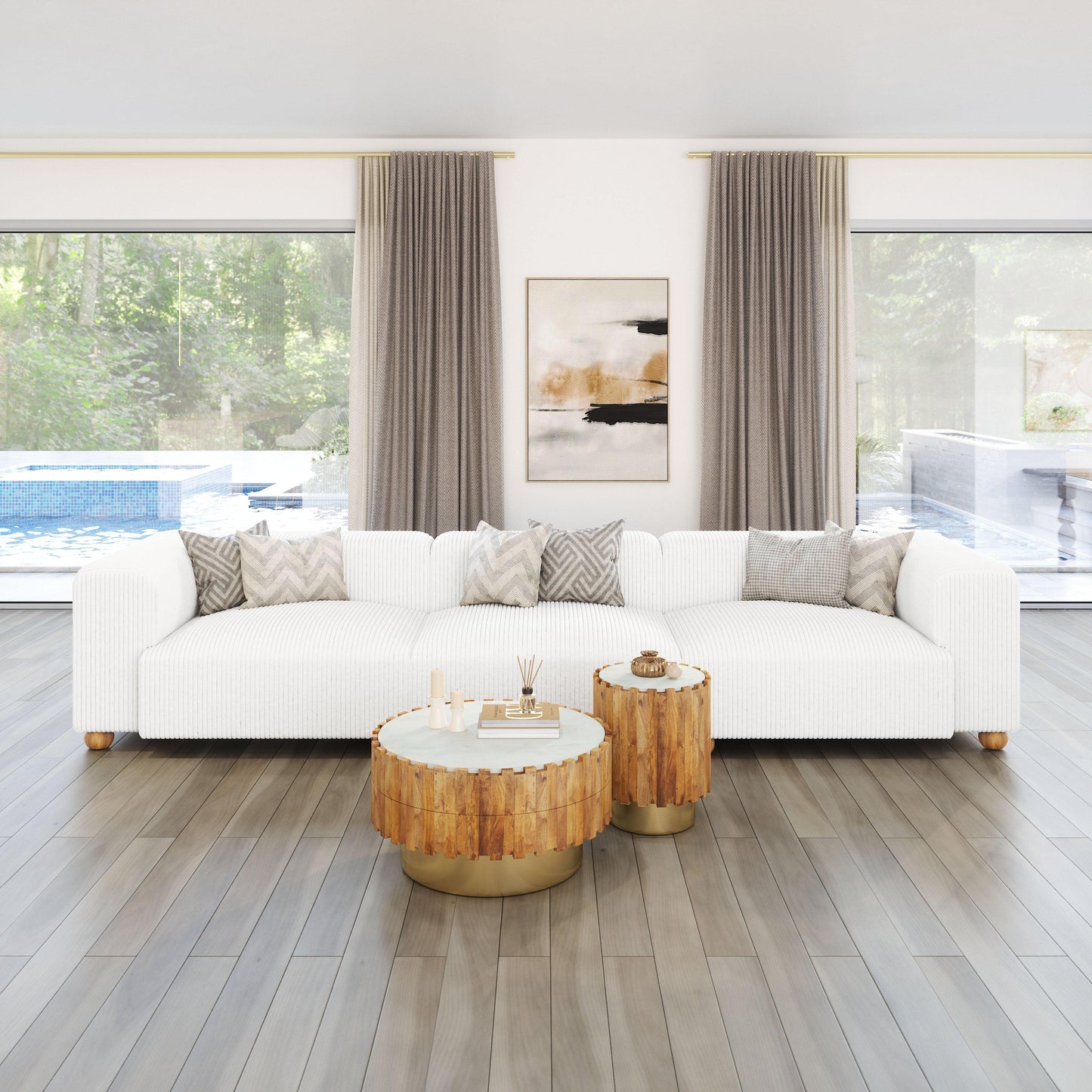 Bombay Coffee Table Natural - Disselt Designs
