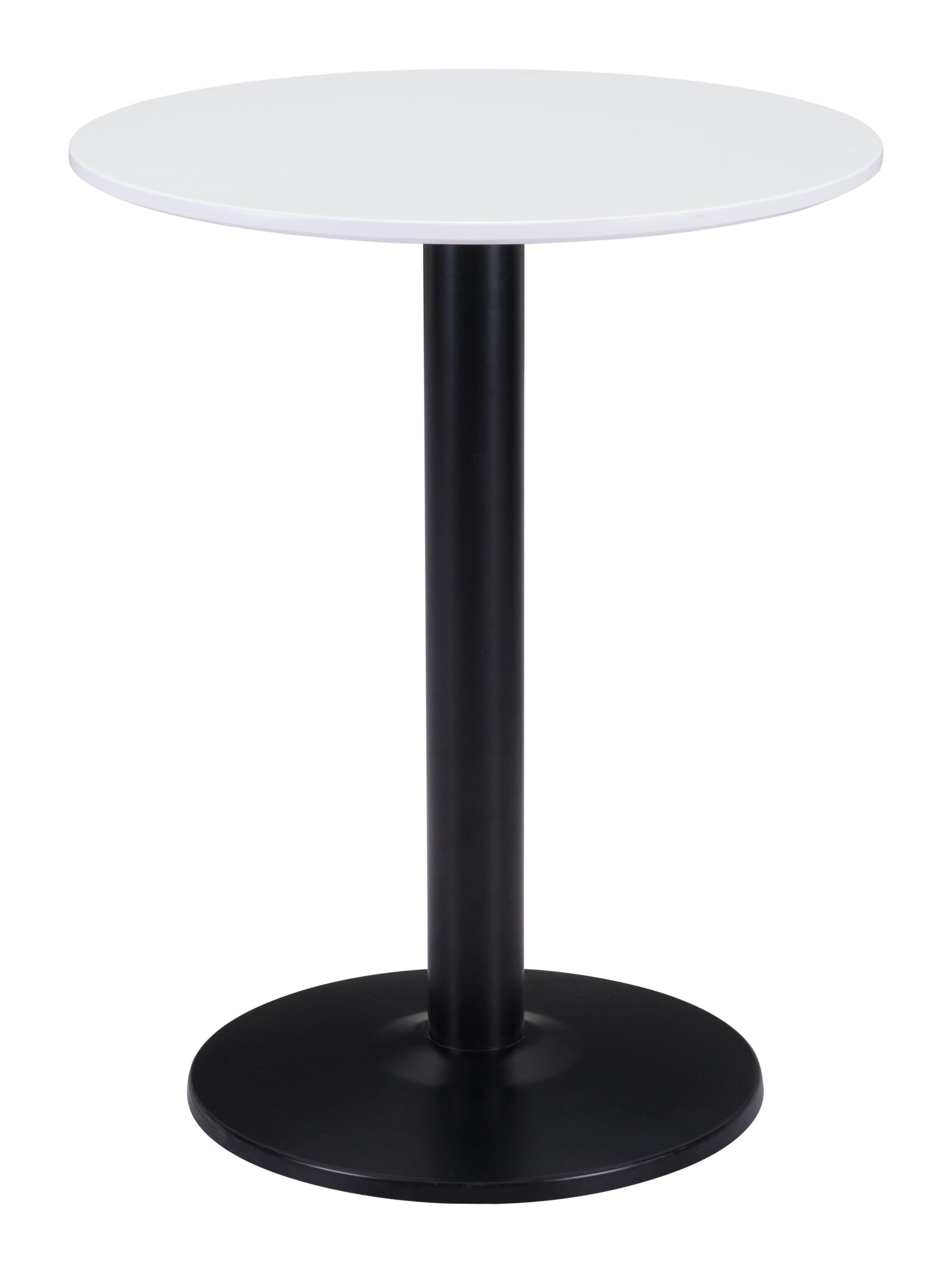 Alto Bistro Table White & Black - Disselt Designs