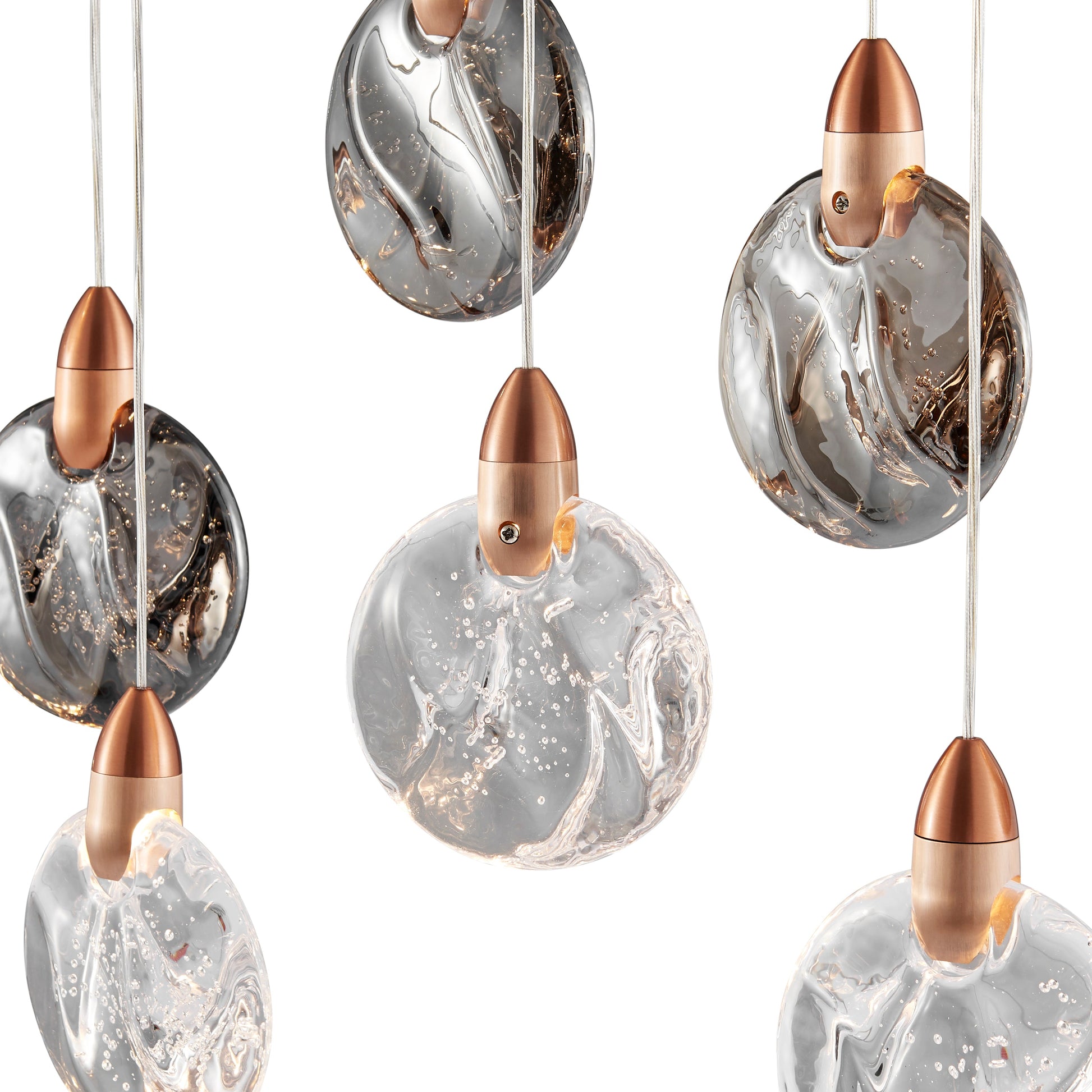 Lustre Rectangular Chandelier // Bronze - Disselt Designs