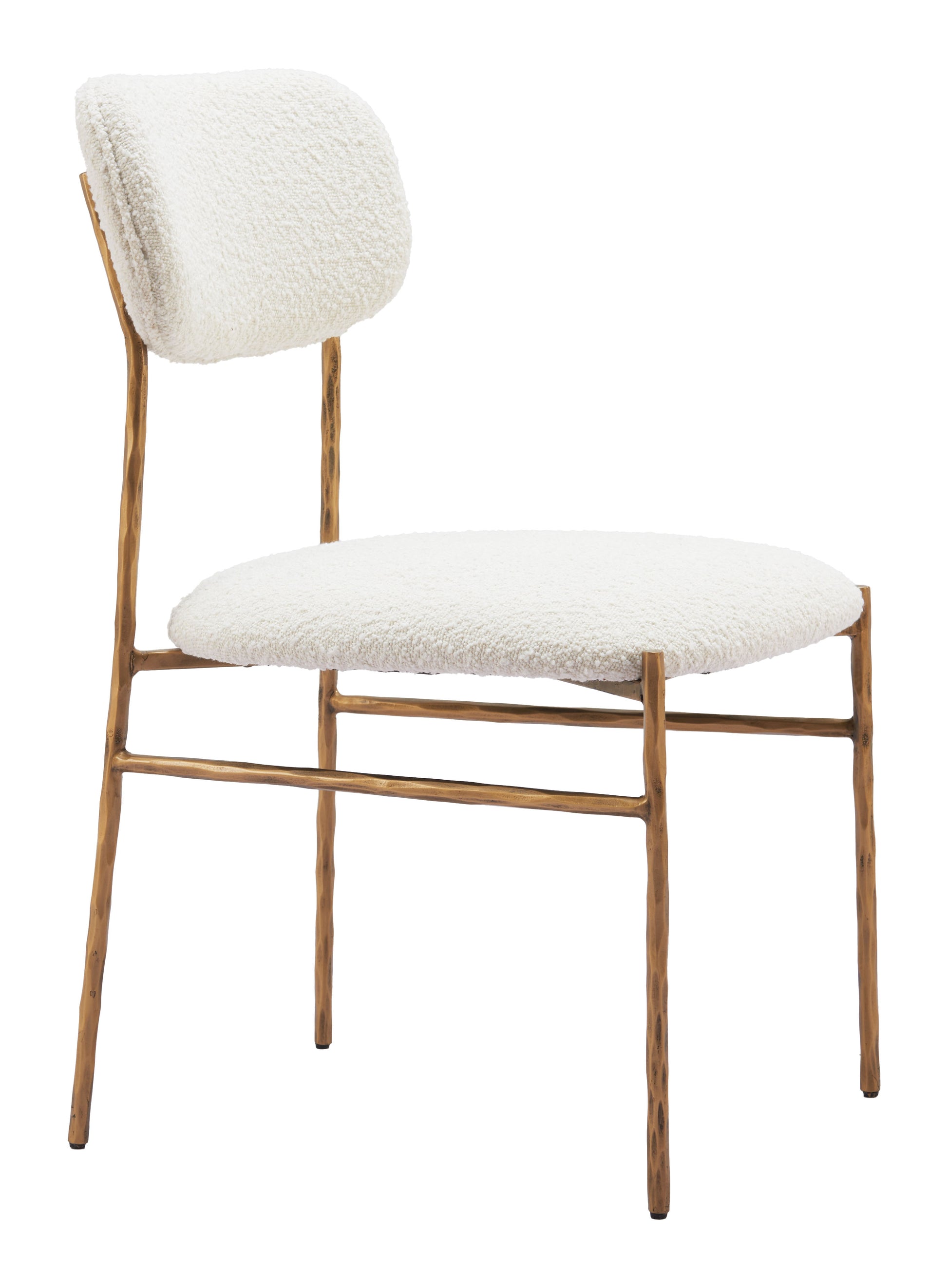 Sydhavnen Dining Chair Cream & Gold - Disselt Designs