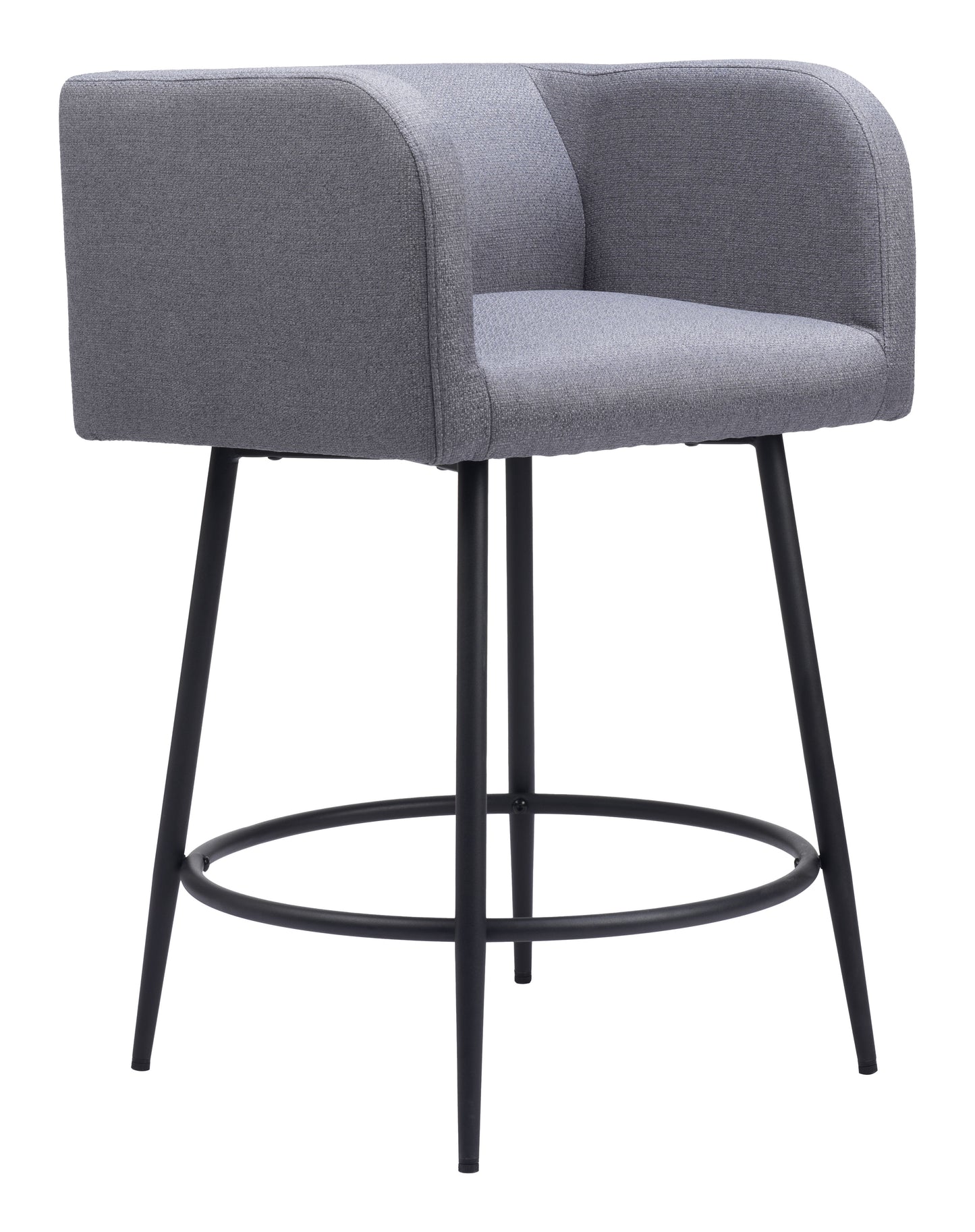 Horbat Counter Stool (Set of 2) Gray - Disselt Designs