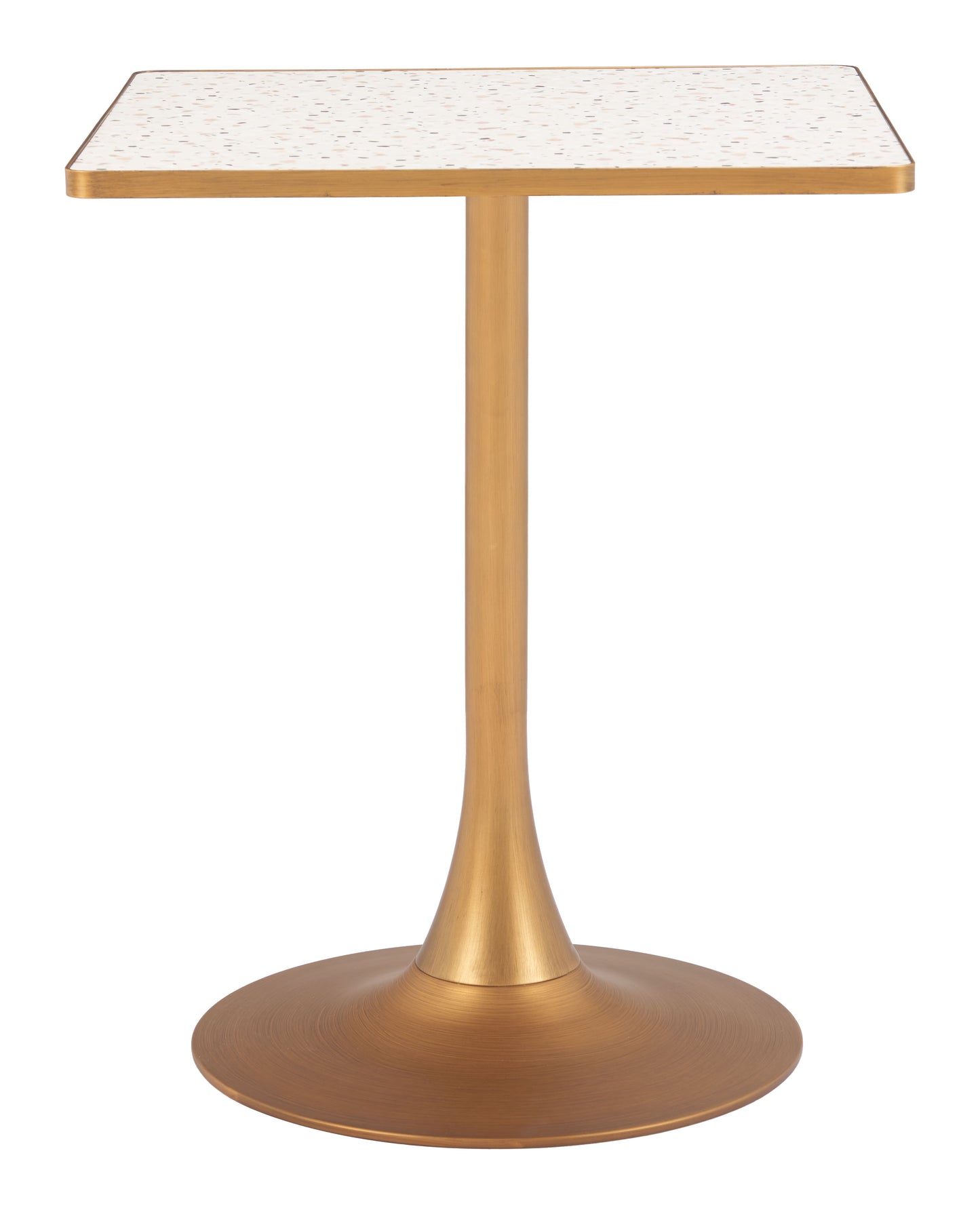 Spot Bistro Table Beige & Gold - Disselt Designs