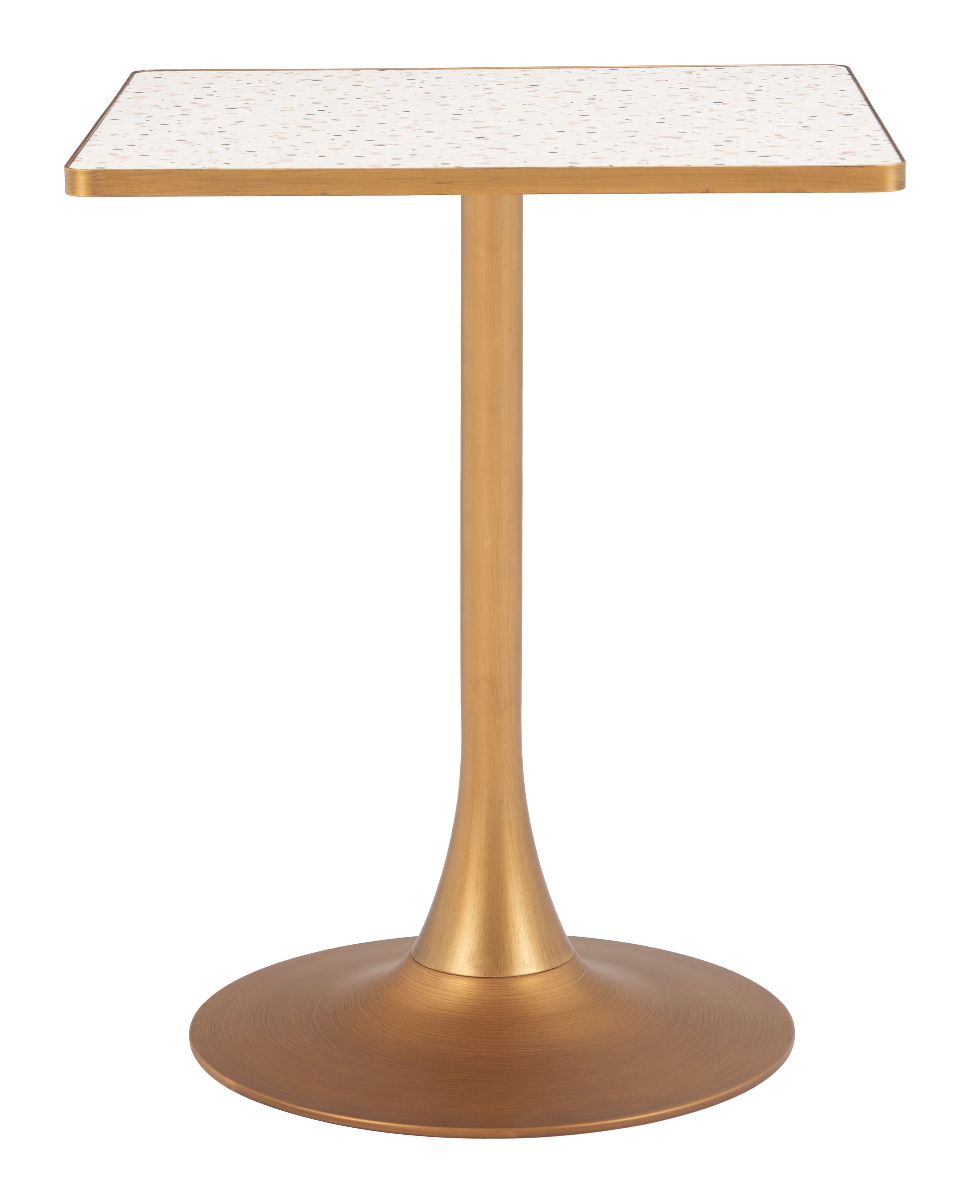 Spot Bistro Table Beige & Gold - Disselt Designs
